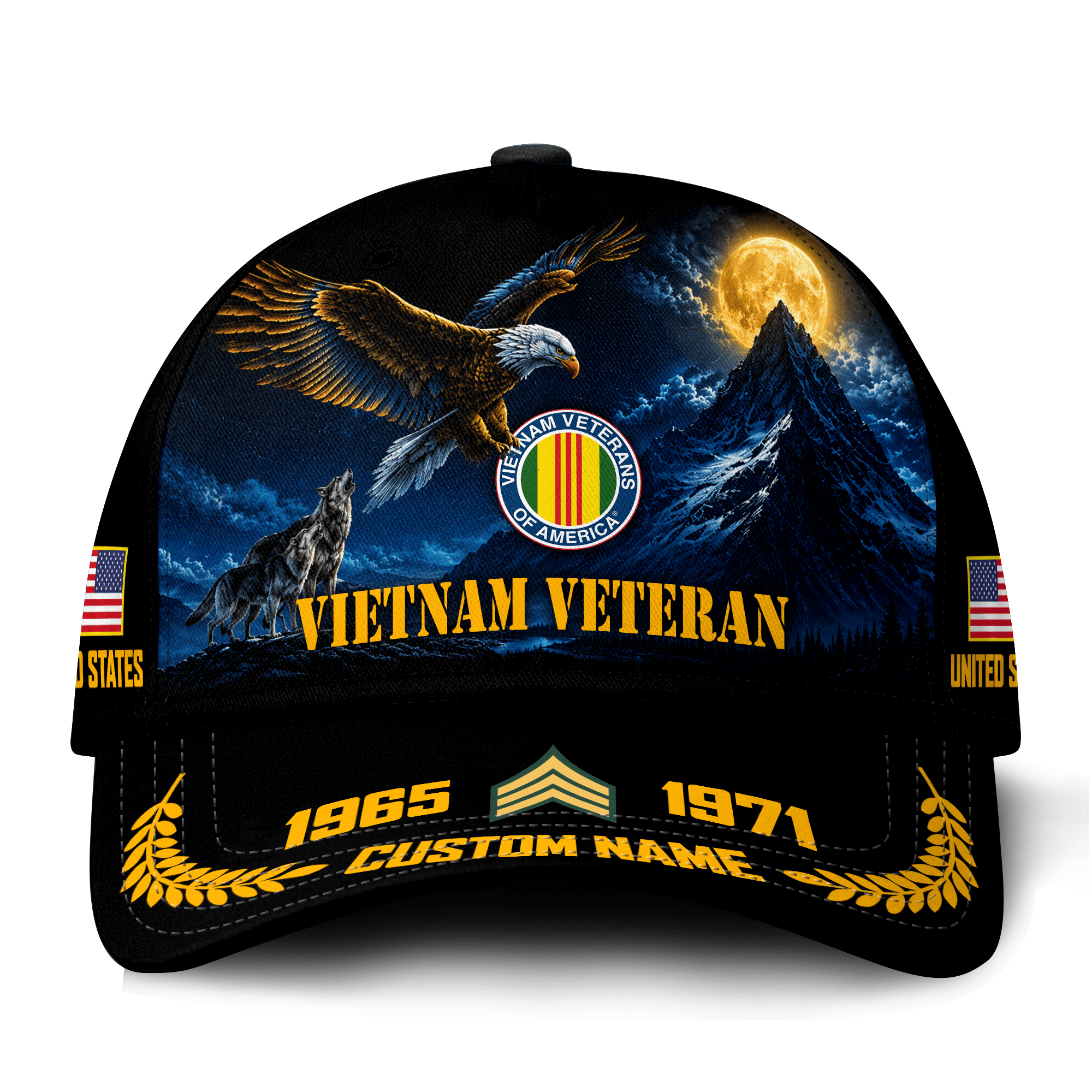 Premium Custom Vietnam Veteran Hat VPVC021406, Cap For Vietnam Veterans, Gifts For Veterans Day, Father’s Day