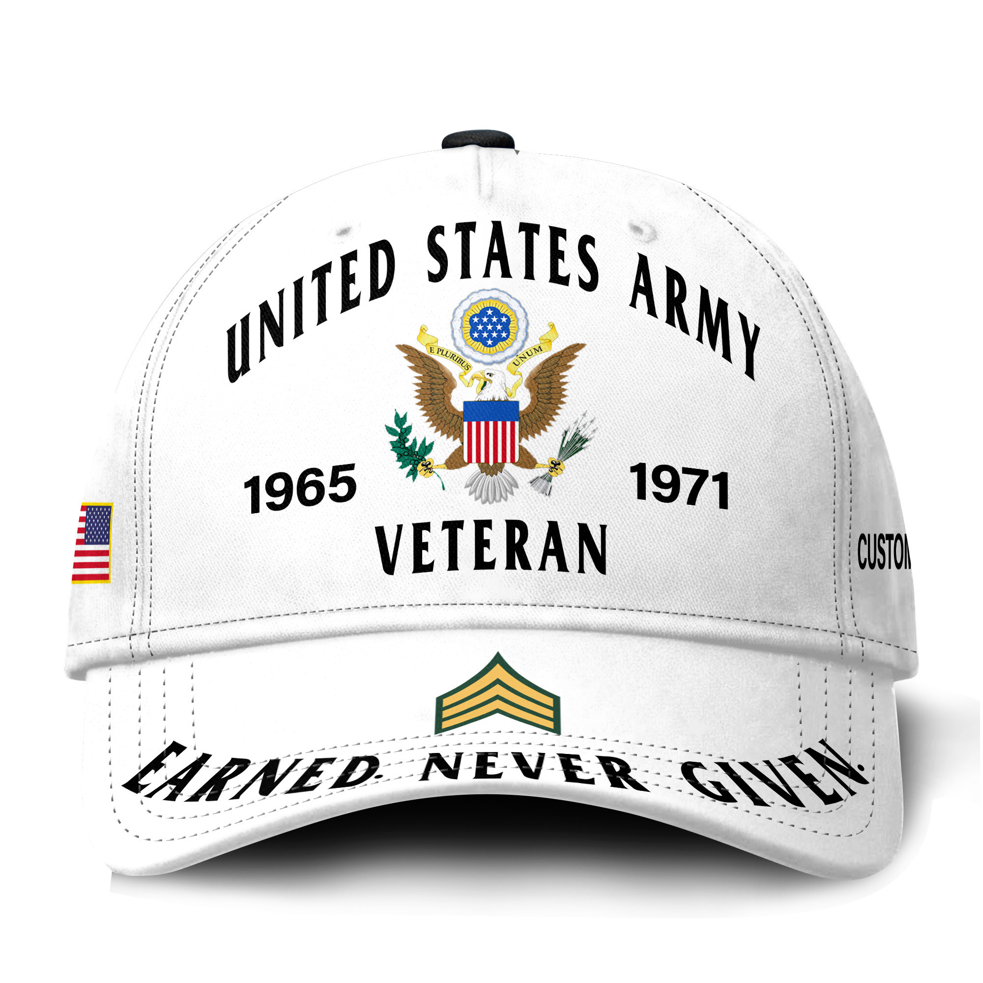 Premium Custom US Army Veteran Hat VPVC021411, Cap For Army Veterans, Gifts For Veterans Day, Father’s Day