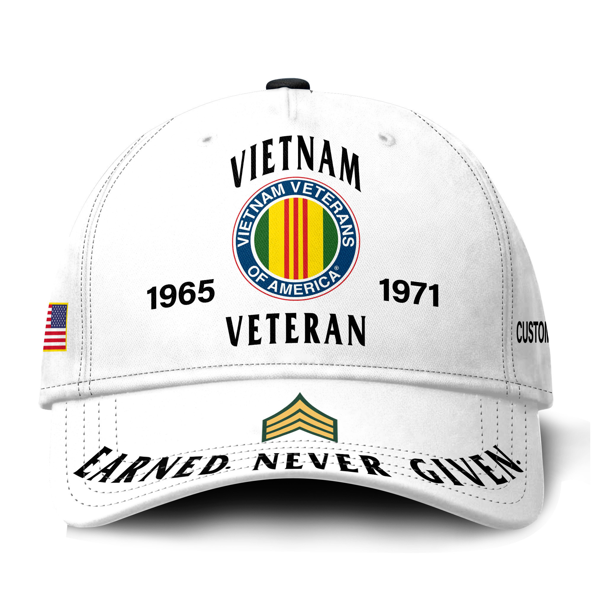 Premium Custom Vietnam Veteran Hat VPVC021416, Cap For Vietnam Veterans, Gifts For Veterans Day, Father’s Day