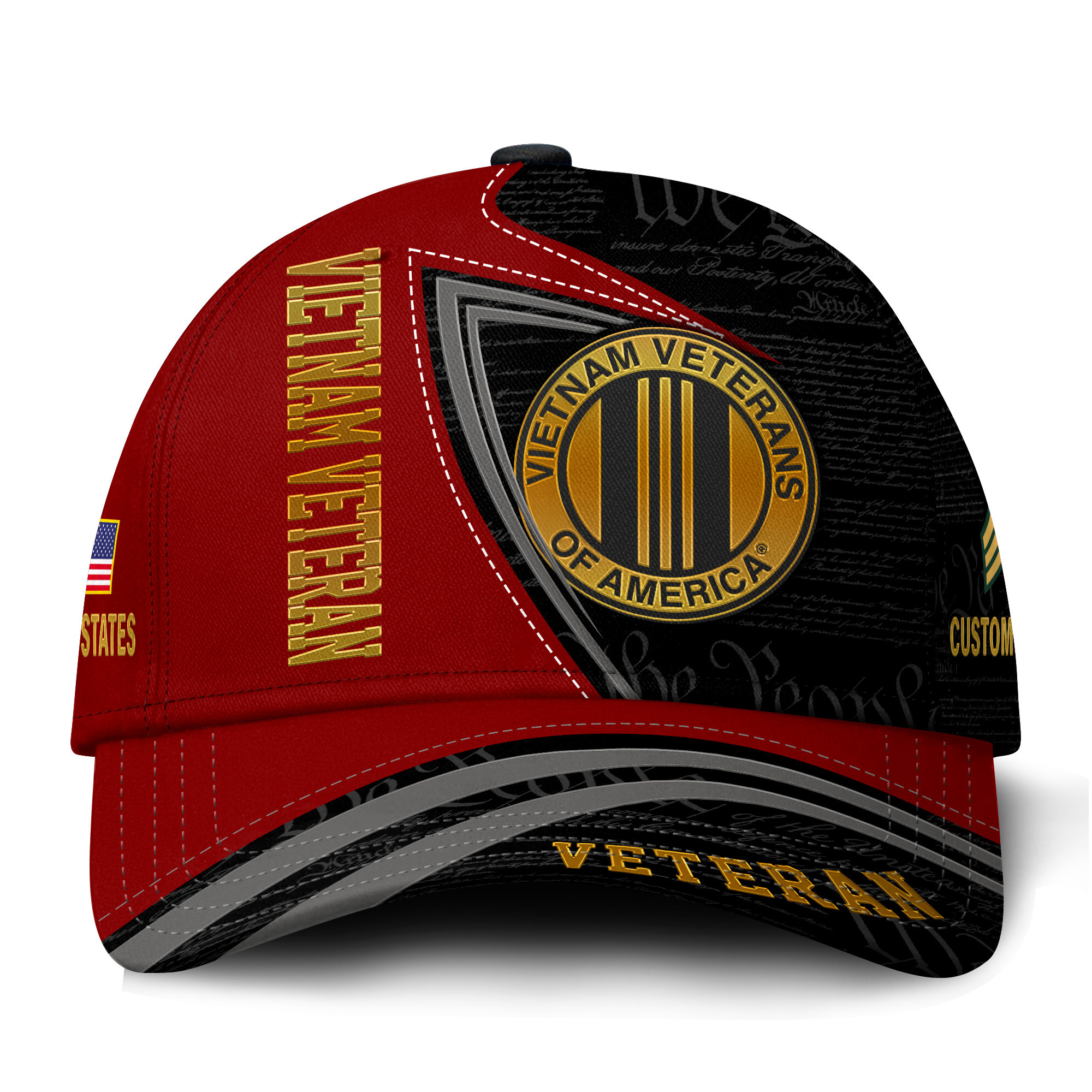 Premium Custom Vietnam Veteran Hat VPVC021436, Cap For Vietnam Veterans, Gifts For Veterans Day, Father’s Day