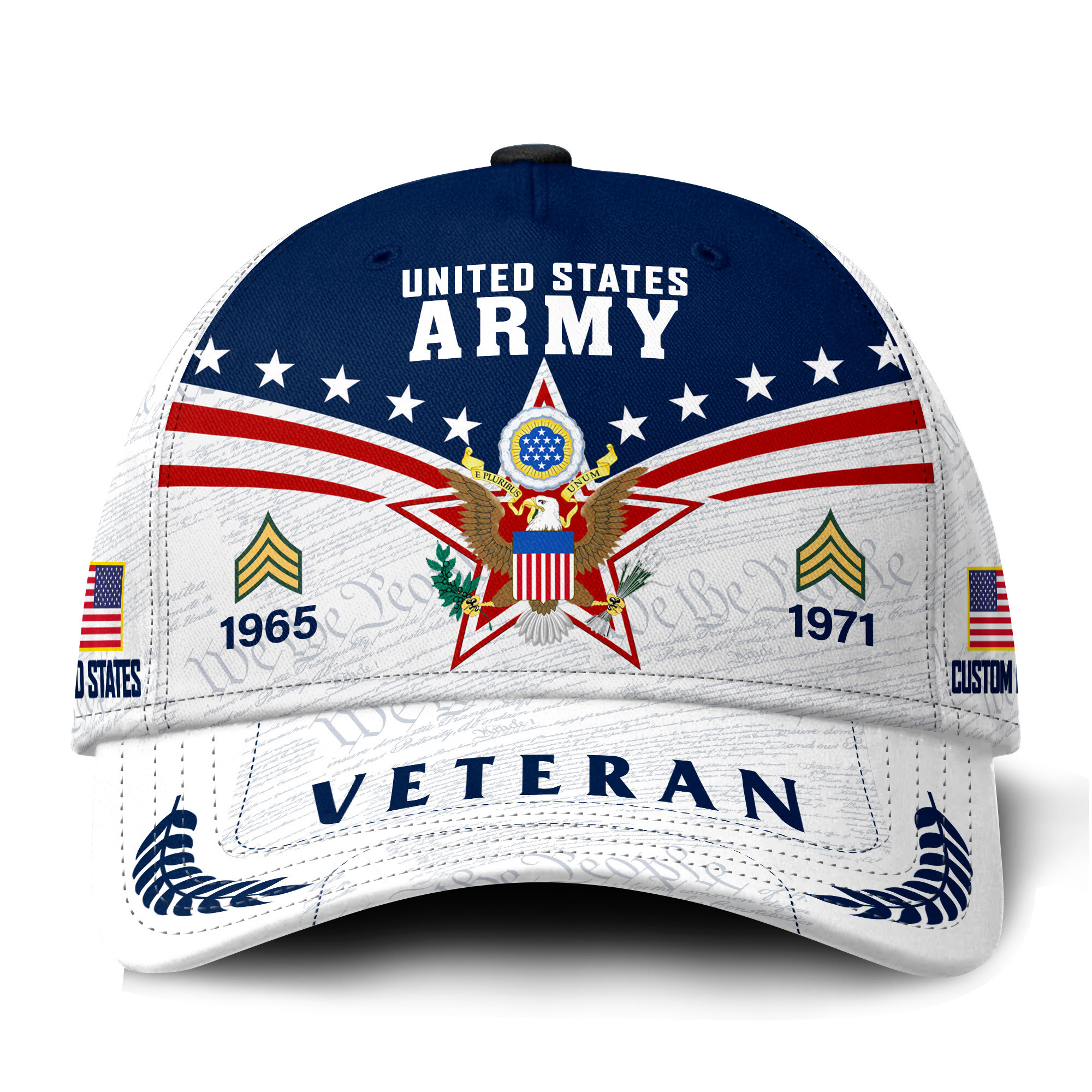Premium Custom US Army Veteran Hat VPVC021451, Cap For Army Veterans, Gifts For Veterans Day, Father’s Day