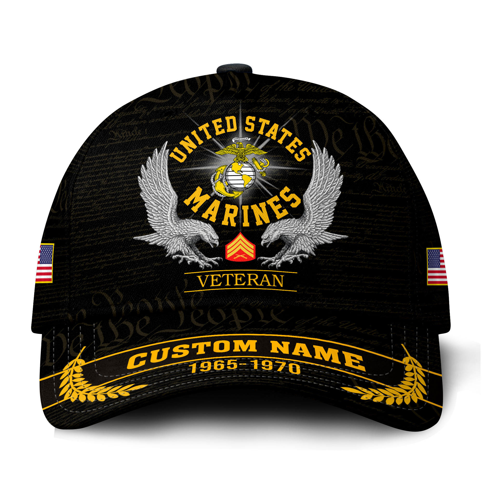 Premium Custom USMC Veteran Hat VPVC021283, Cap For Marine Veterans, Gifts For Veterans Day, Father’s Day