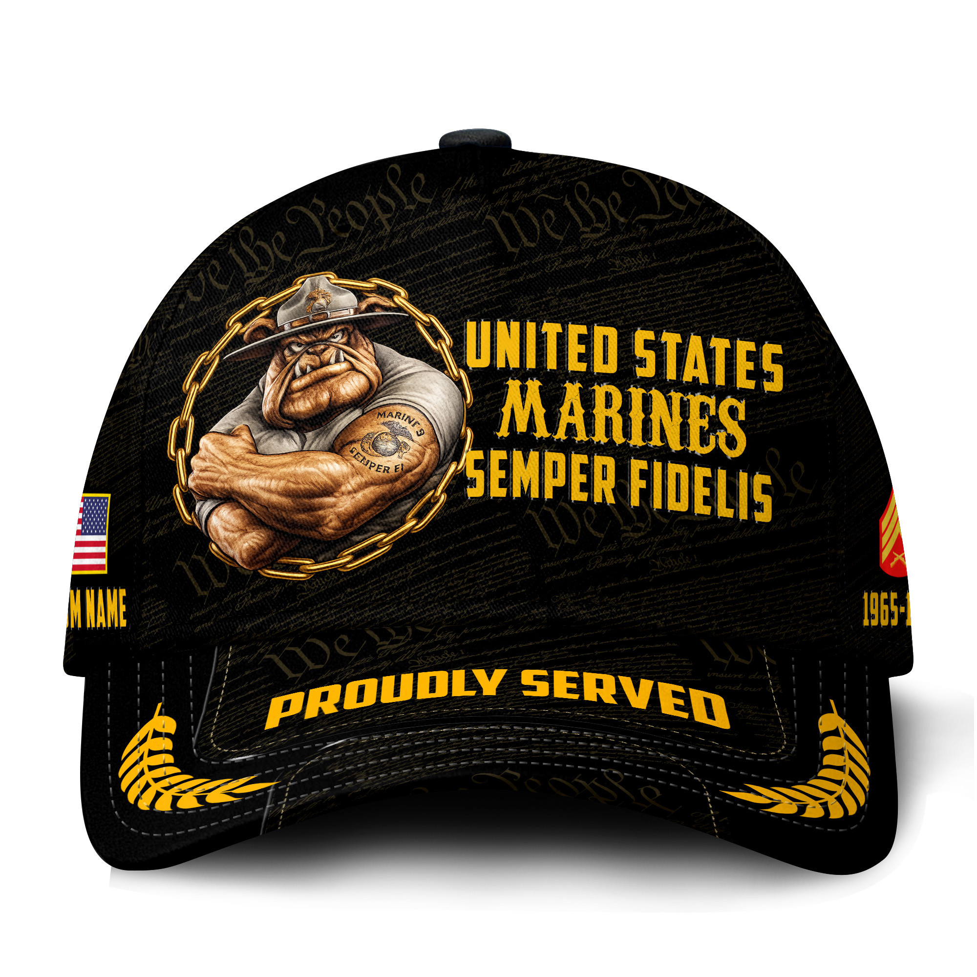 Premium Custom USMC Veteran Hat VPVC021393, Cap For Marine Veterans, Gifts For Veterans Day, Father’s Day