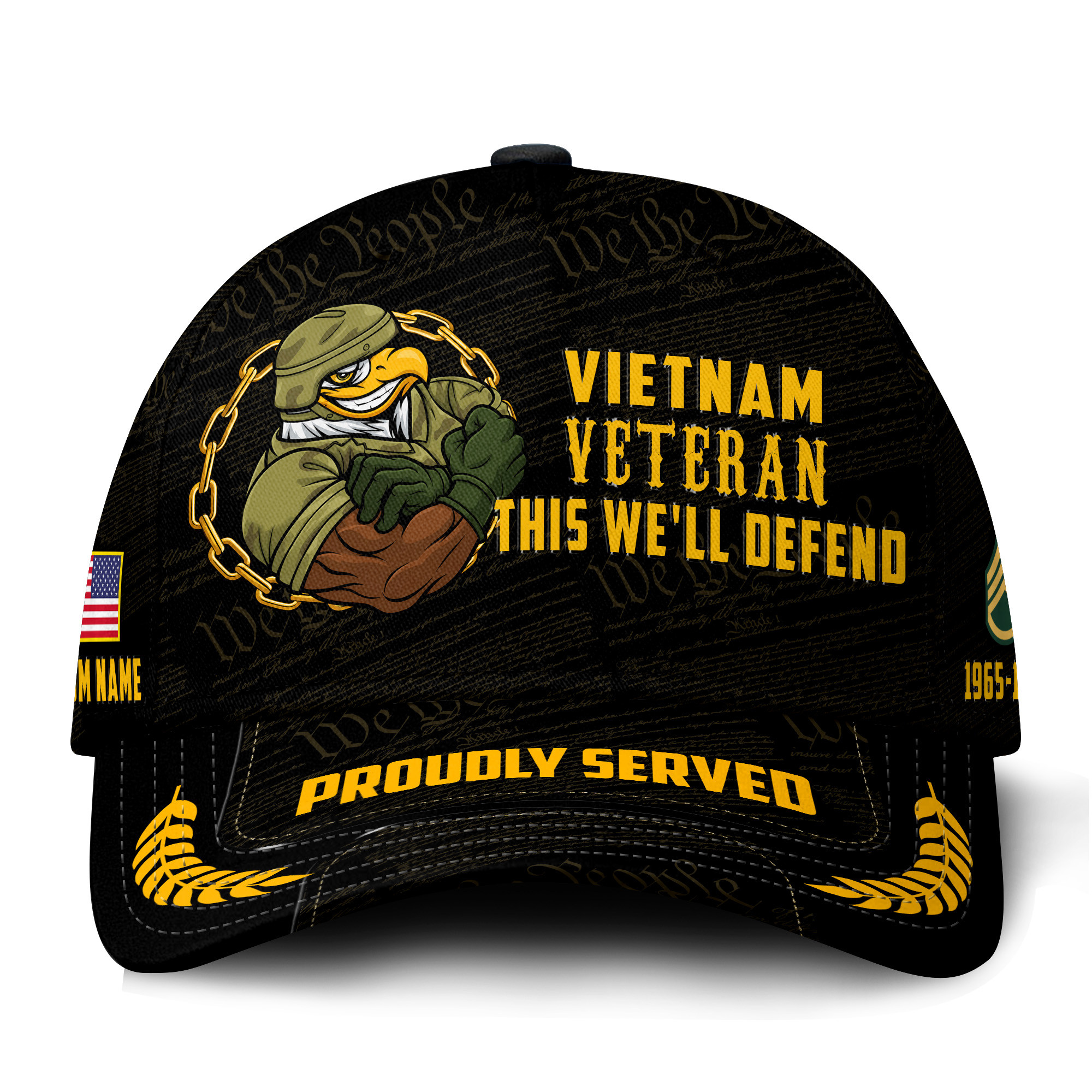 Premium Custom Vietnam Veteran Hat VPVC021396, Cap For Vietnam Veterans, Gifts For Veterans Day, Father’s Day