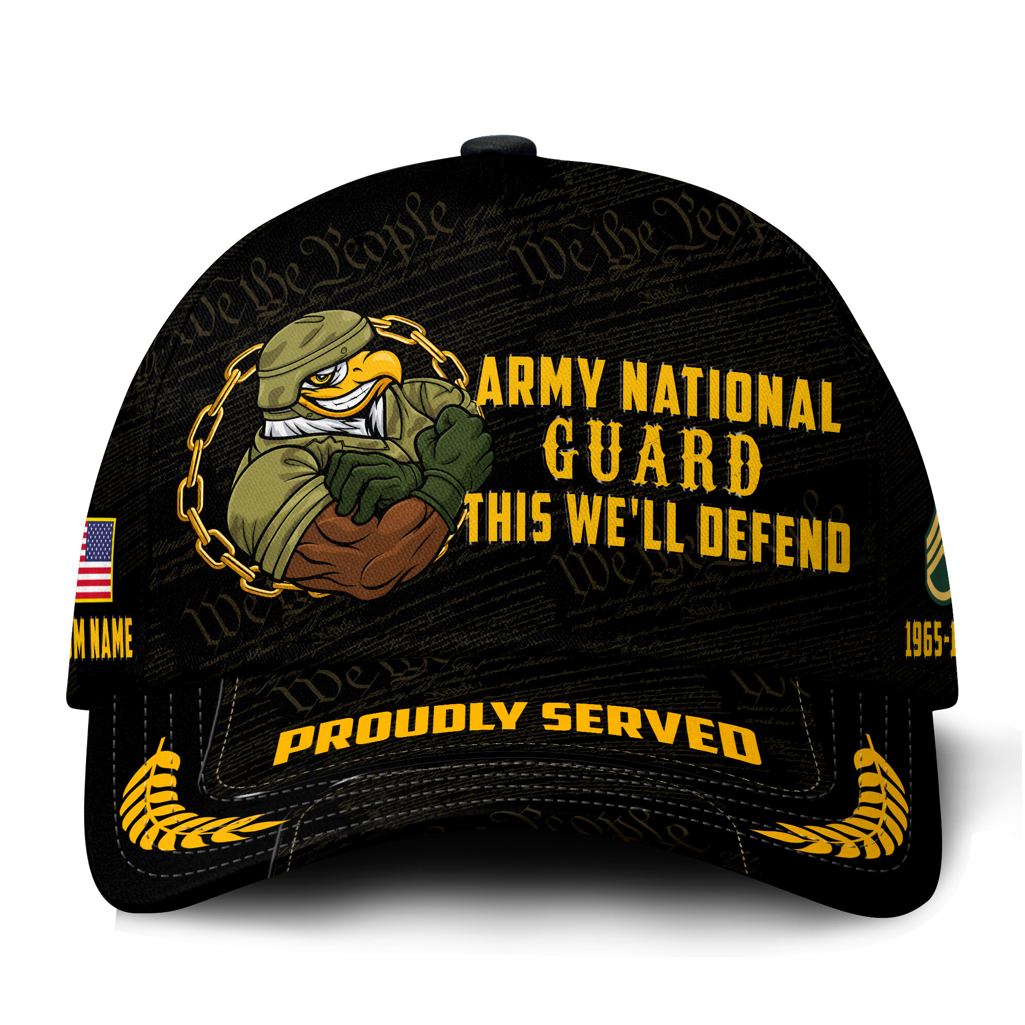 Premium Custom Army National Guard Veteran Hat VPVC021398, Cap For Army National Guard Veteran, Gifts For Veterans Day, Father’s Day
