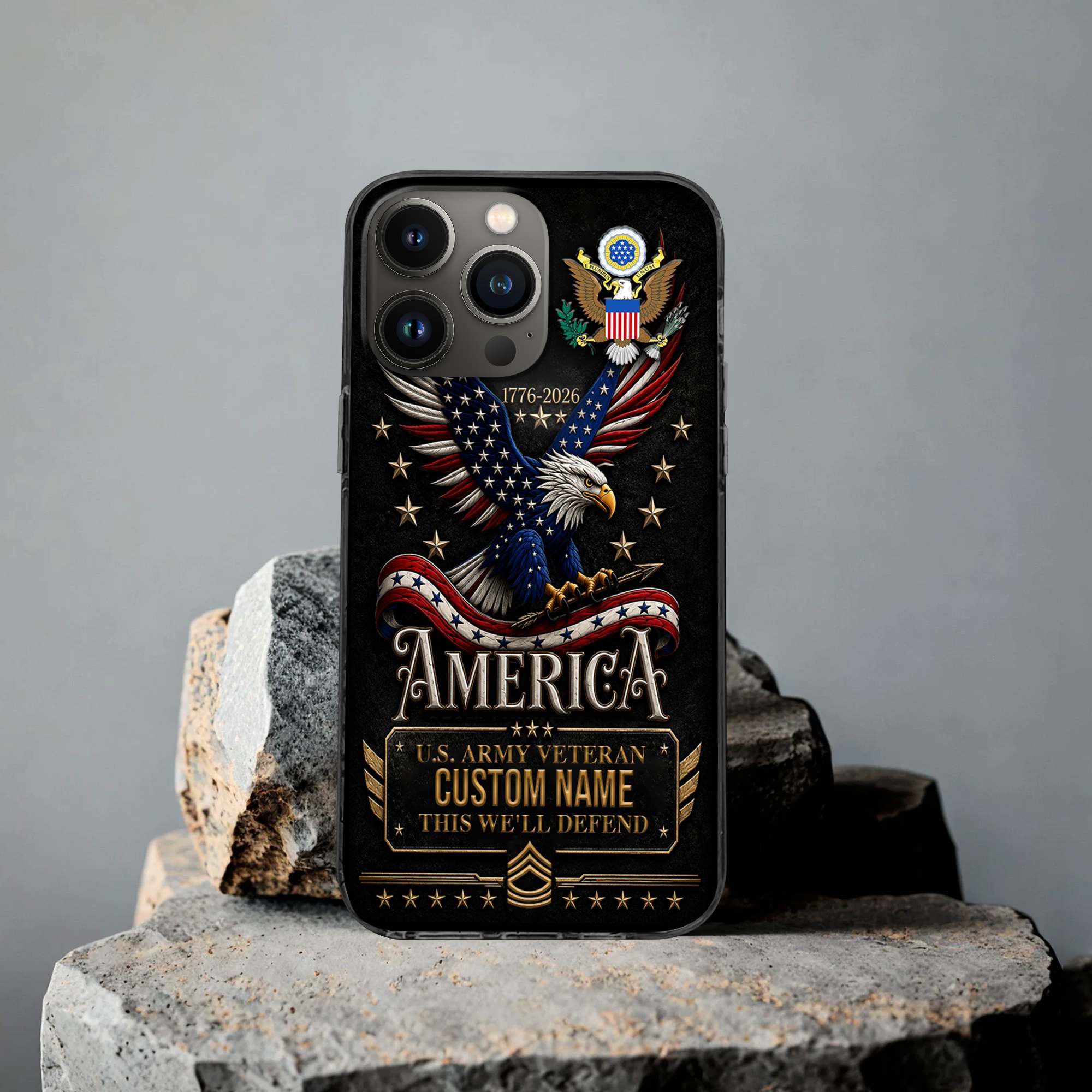 Premium Custom US Army Phone Case VPVC507531, Gifts For Army Veteran, Best Gifts On Father’s Day, Veterans Day