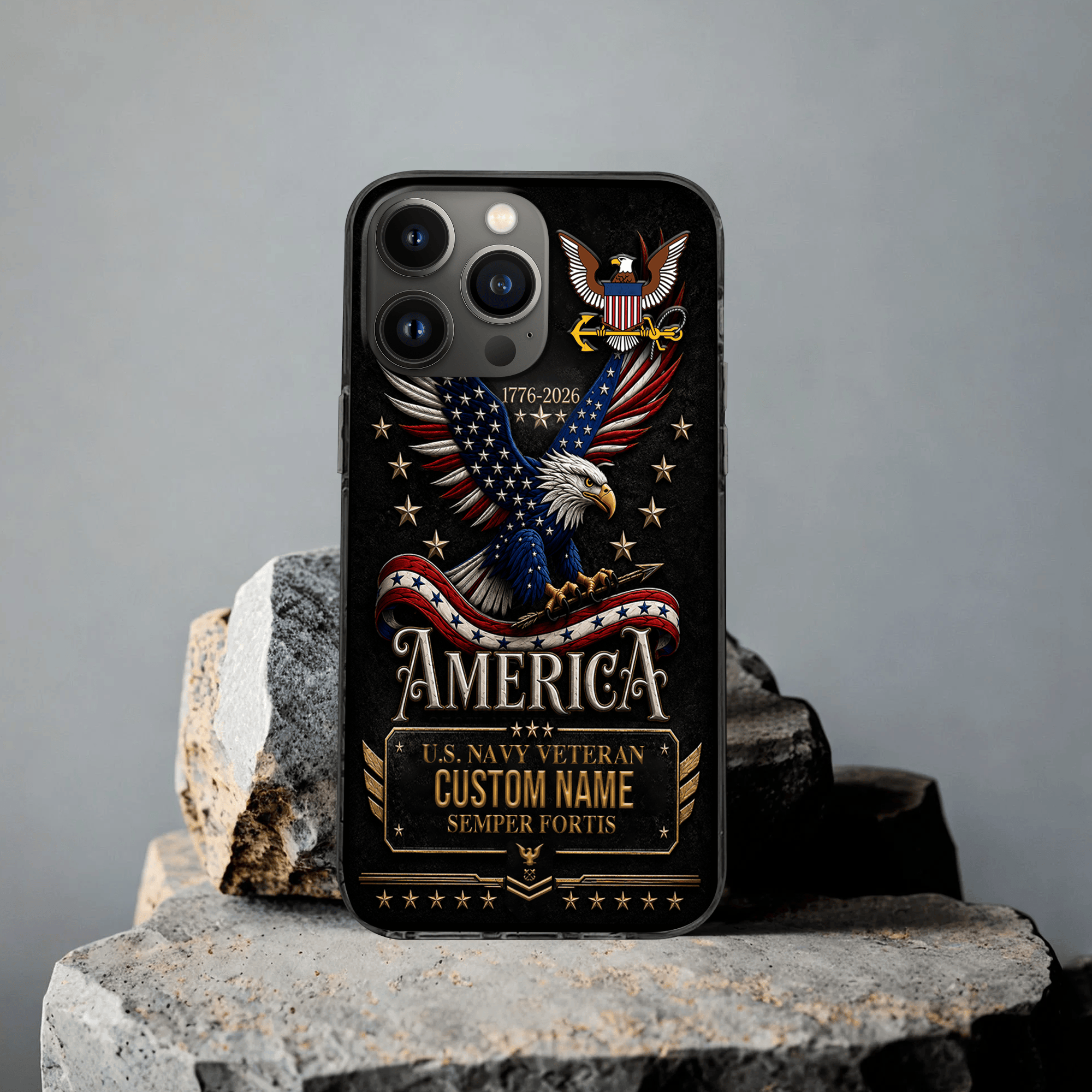 Premium Custom US Navy Phone Case VPVC507532, Gifts For Navy Veteran, Best Gifts On Father’s Day, Veterans Day