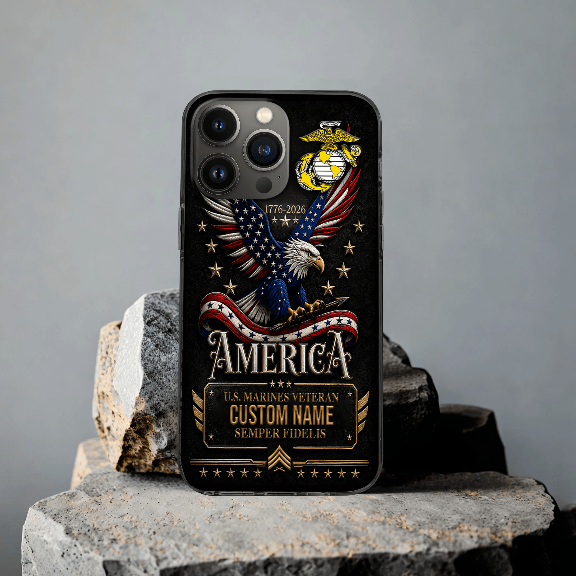 Premium Custom USMC Phone Case VPVC507533, Gifts For Marine Veteran, Best Gifts On Father’s Day, Veterans Day