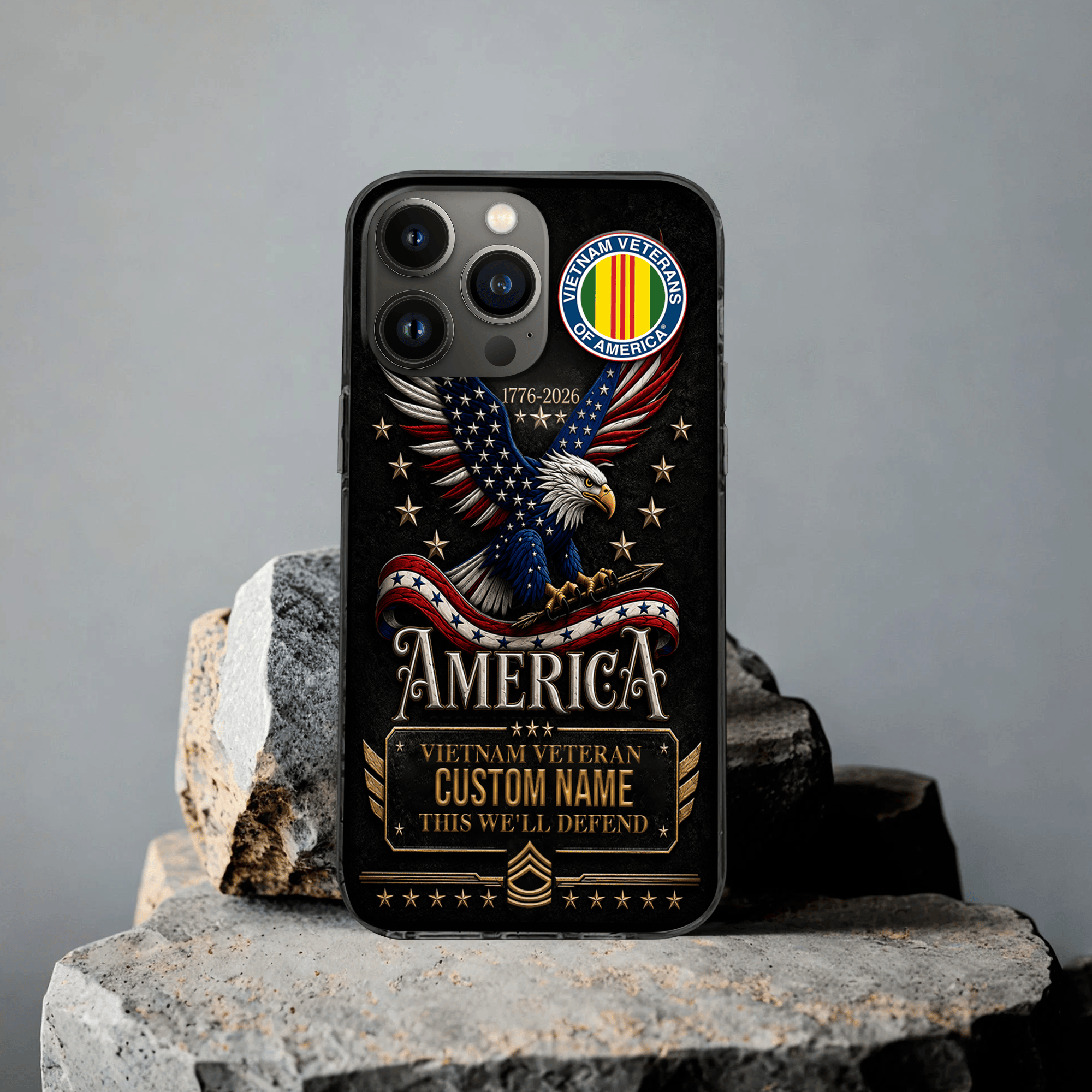 Premium Custom Vietnam Veteran Phone Case VPVC507536, Gifts For Vietnam Veterans, Best Gifts On Father’s Day, Veterans Day