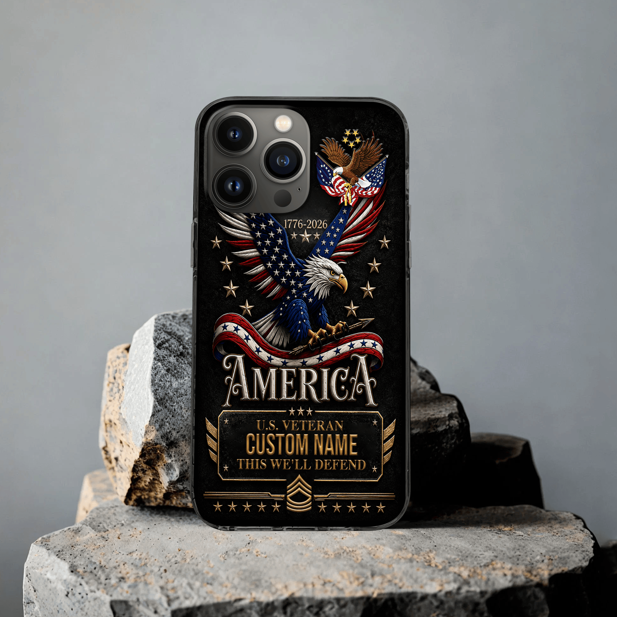 Premium Custom US Veteran Phone Case VPVC507537, Gifts For US Veteran, Best Gifts On Father’s Day, Veterans Day