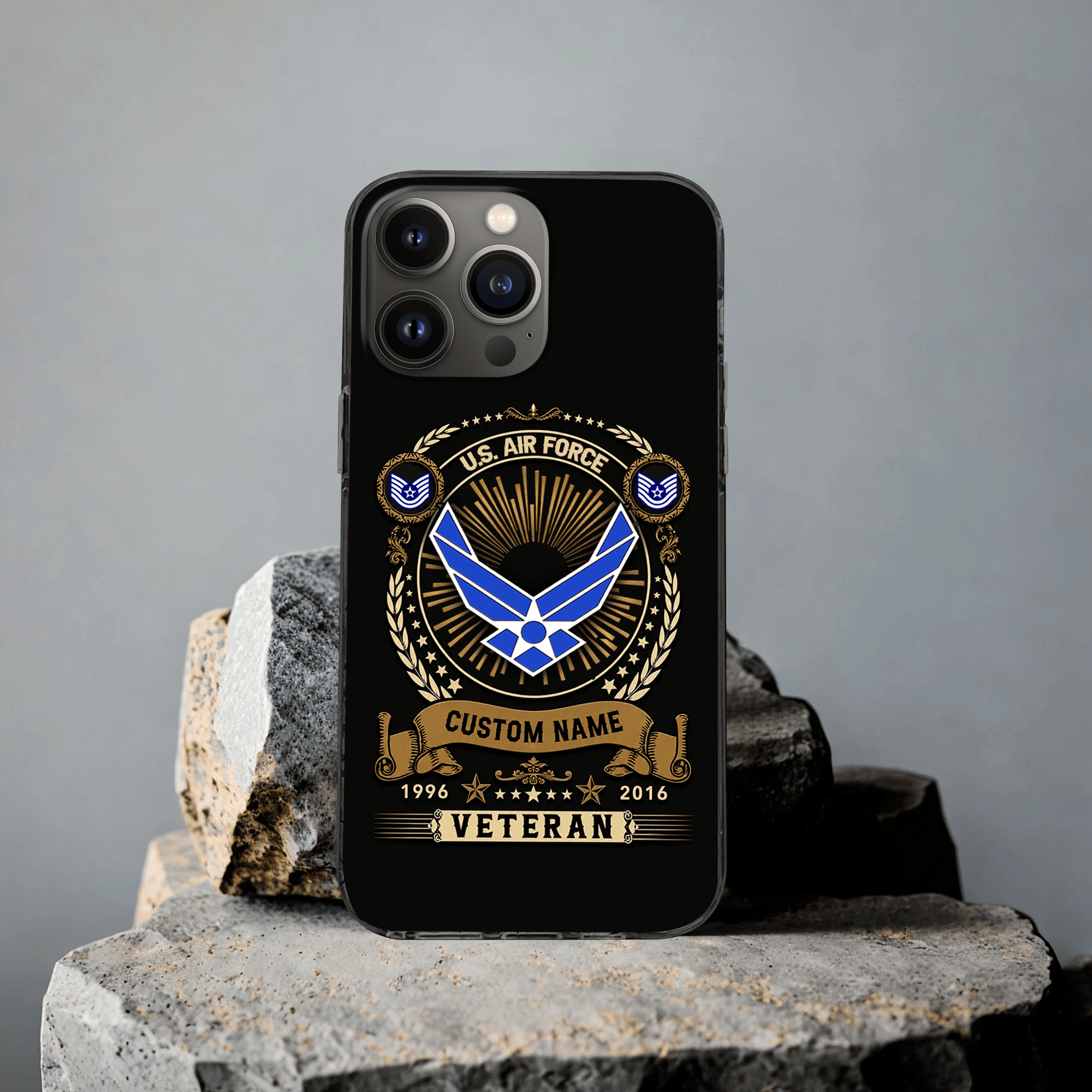 Premium Custom USAF Phone Case VPVC507564, Gifts For Air Force Veteran, Best Gifts On Father’s Day, Veterans Day