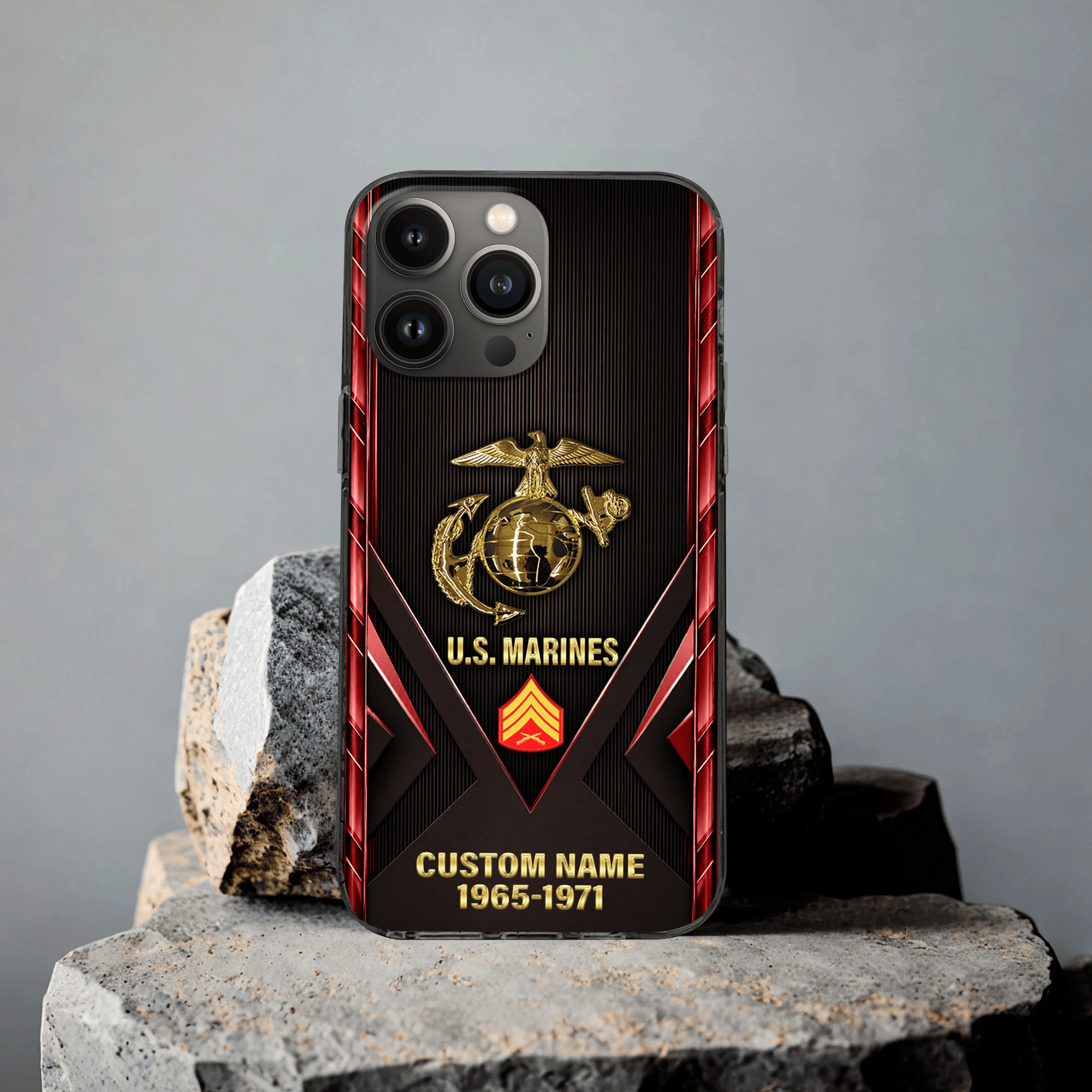 Premium Custom USMC Phone Case VPVC507573, Gifts For Marine Veteran, Best Gifts On Father’s Day, Veterans Day