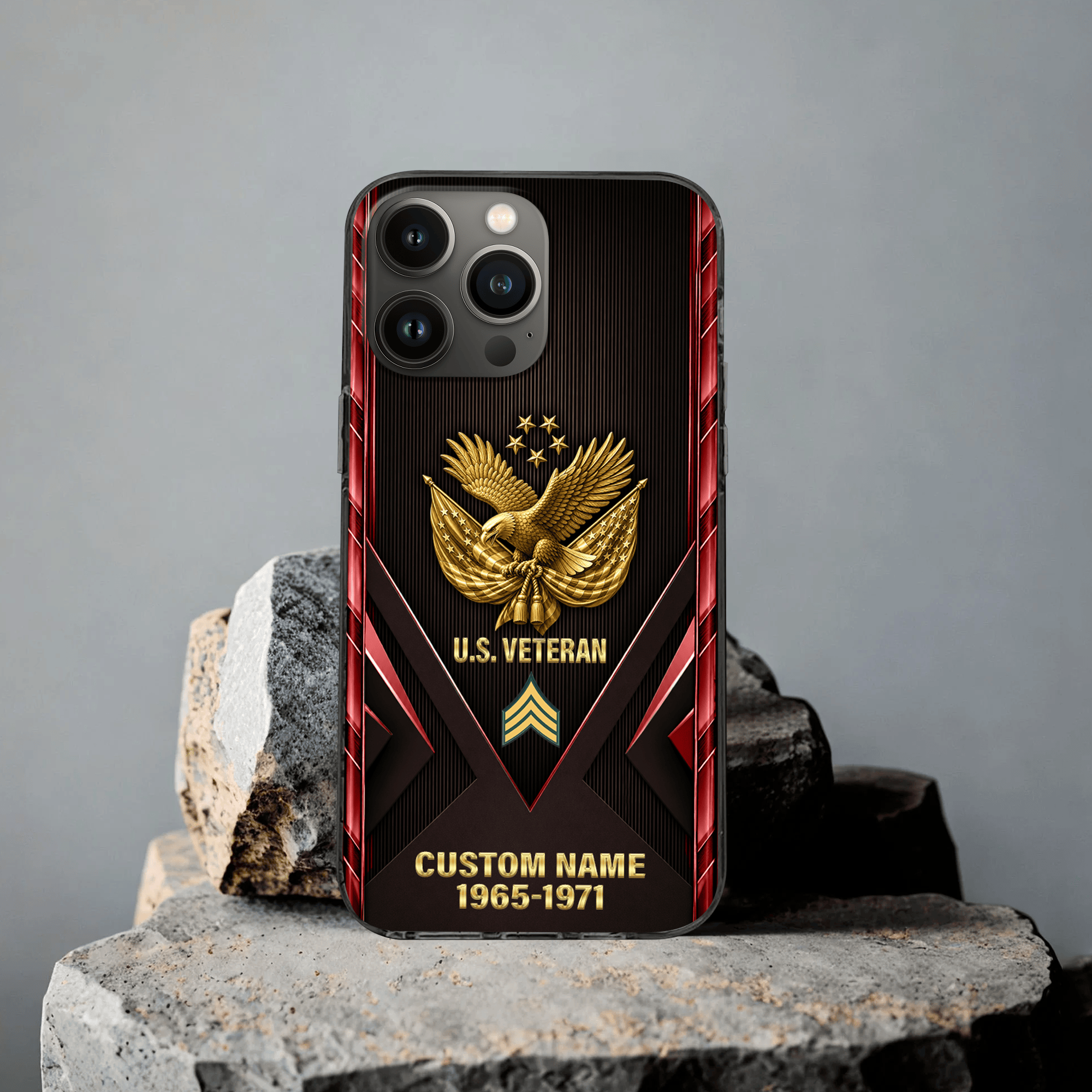 Premium Custom US Veteran Phone Case VPVC507577, Gifts For US Veteran, Best Gifts On Father’s Day, Veterans Day