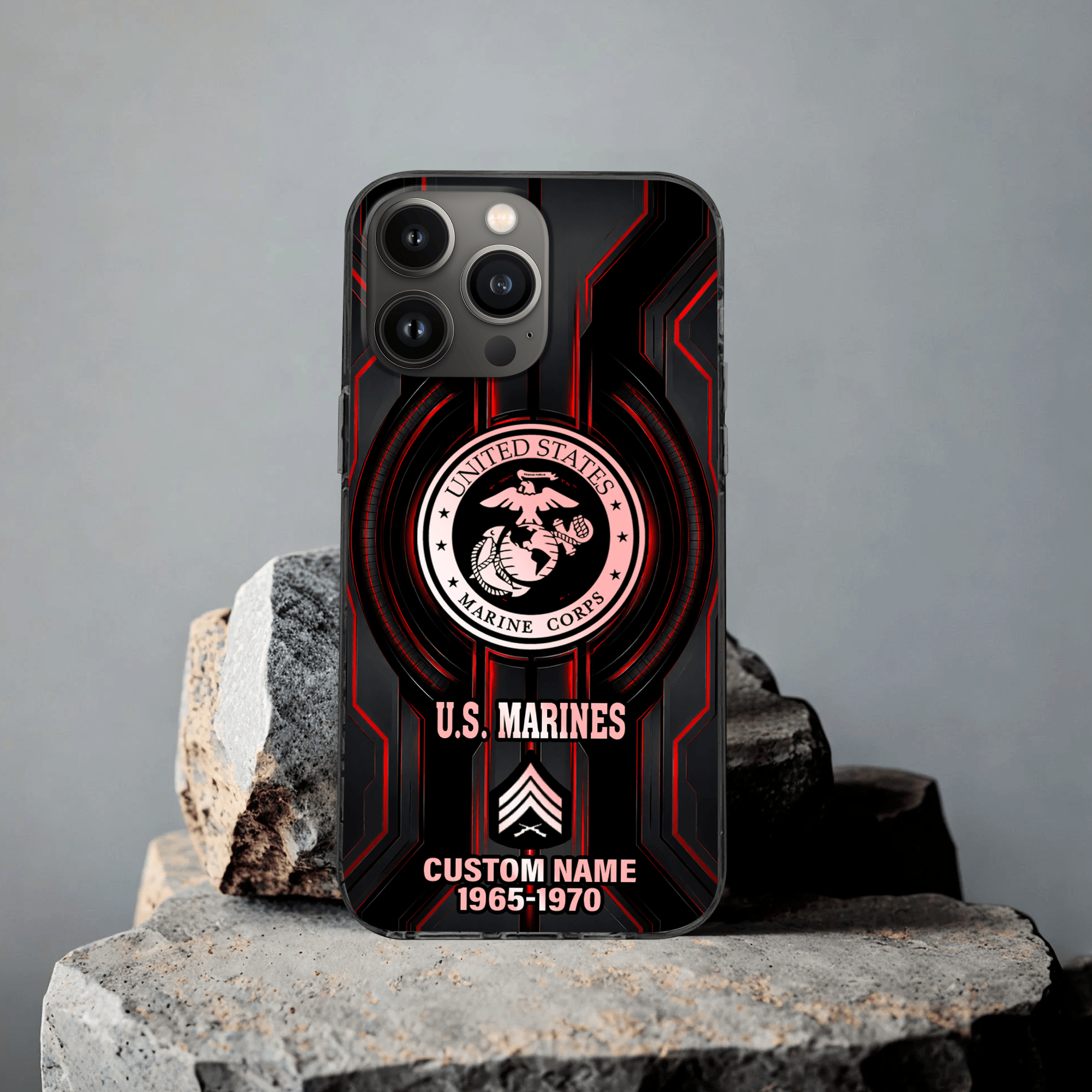 Premium Custom USMC Phone Case VPVC507583, Gifts For Marine Veteran, Best Gifts On Father’s Day, Veterans Day