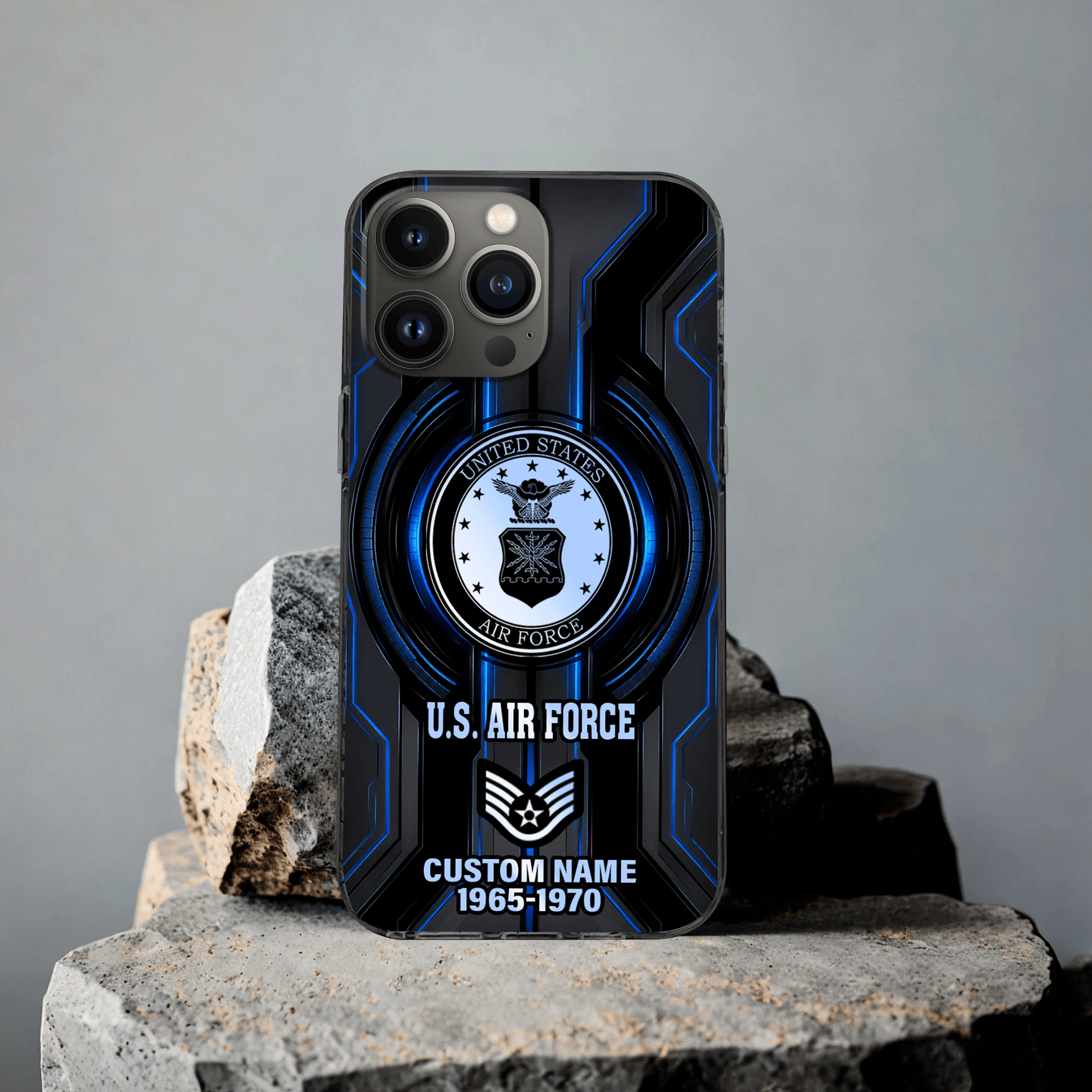Premium Custom USAF Phone Case VPVC507584, Gifts For Air Force Veteran, Best Gifts On Father’s Day, Veterans Day