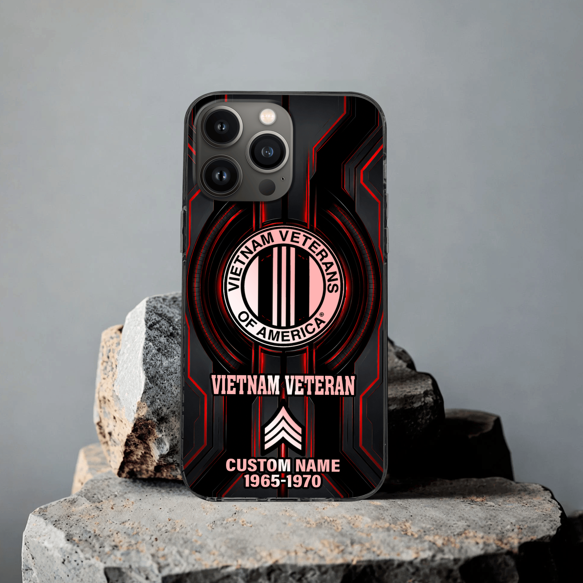 Premium Custom Vietnam Veteran Phone Case VPVC507586, Gifts For Vietnam Veterans, Best Gifts On Father’s Day, Veterans Day
