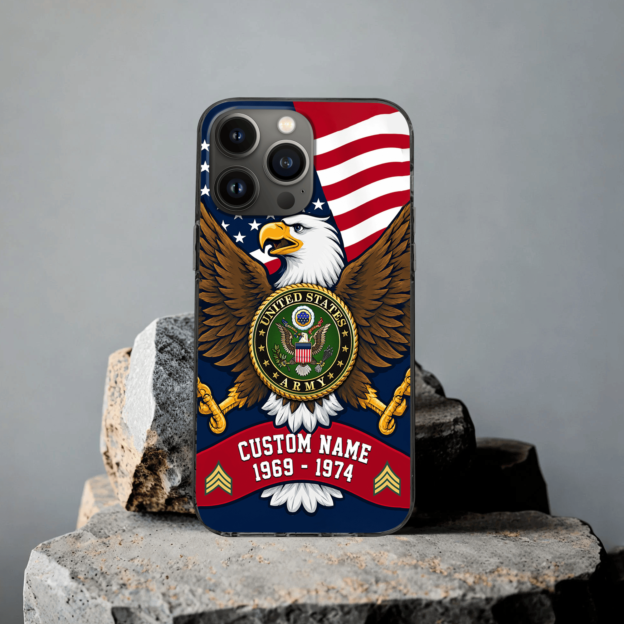 Premium Custom US Army Phone Case VPVC507601, Gifts For Army Veteran, Best Gifts On Father’s Day, Veterans Day