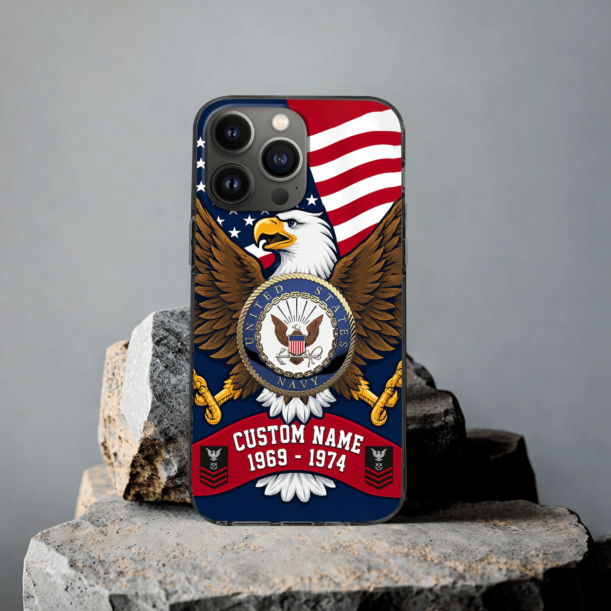 Premium Custom US Navy Phone Case VPVC507602, Gifts For Navy Veteran, Best Gifts On Father’s Day, Veterans Day