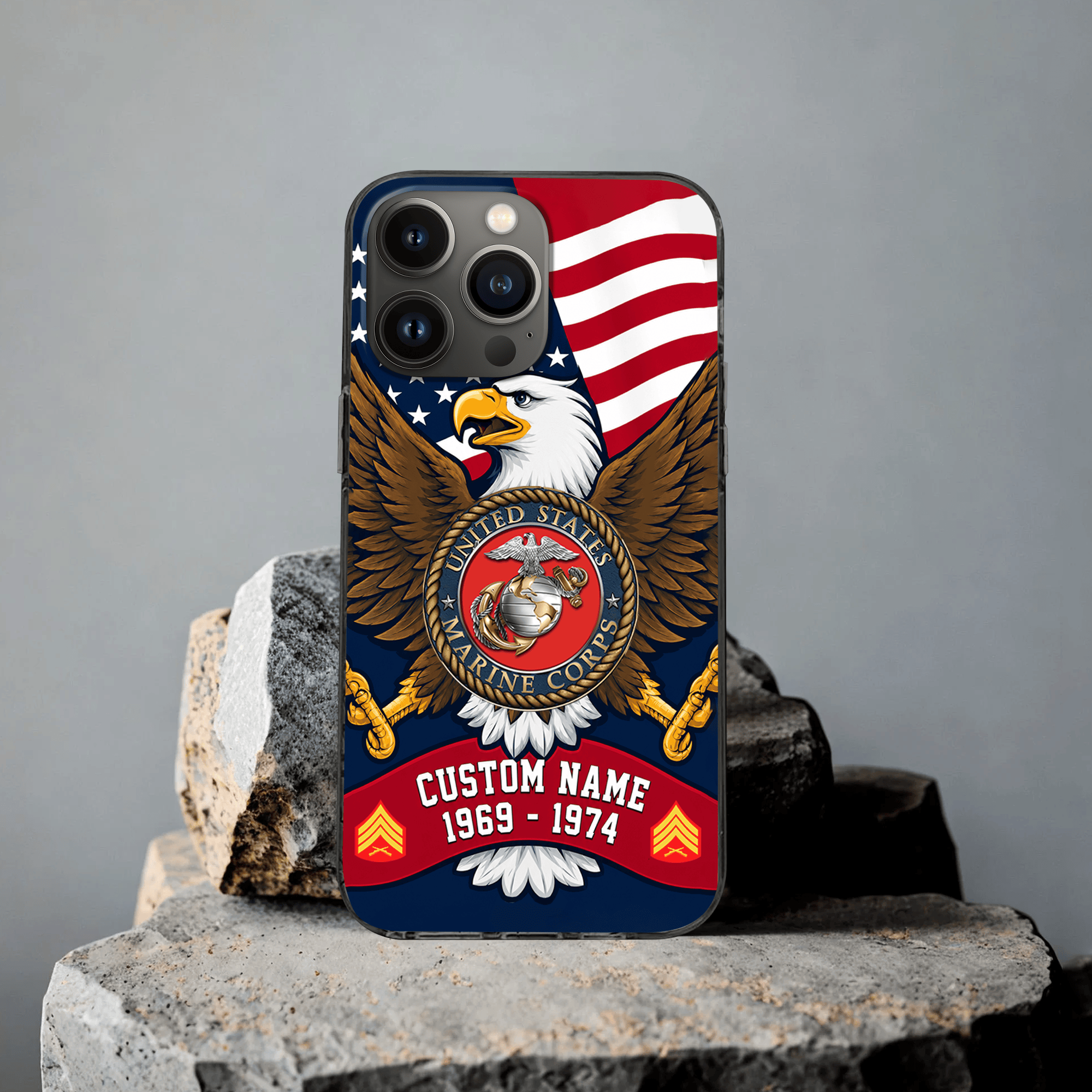 Premium Custom USMC Phone Case VPVC507603, Gifts For Marine Veteran, Best Gifts On Father’s Day, Veterans Day
