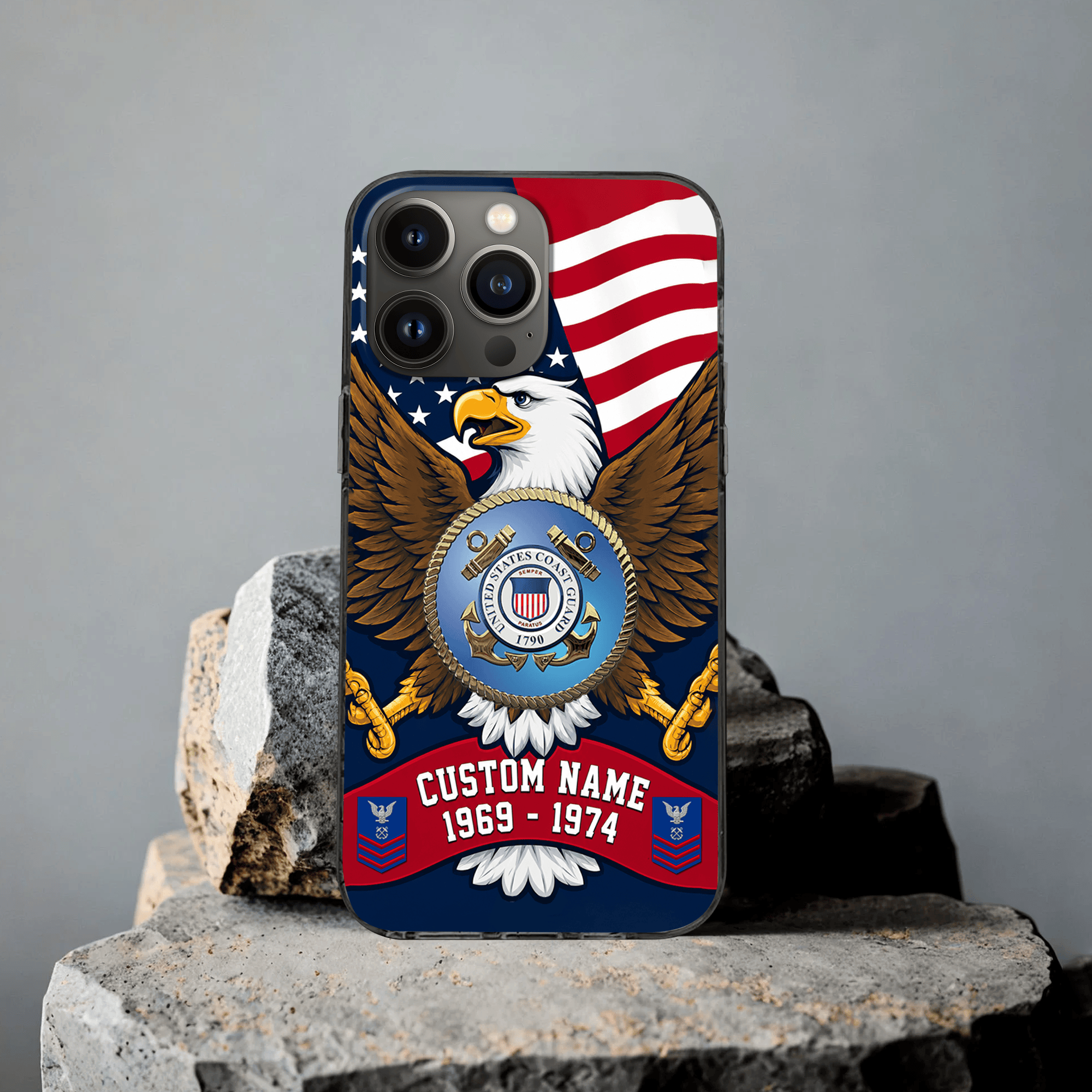Premium Custom USCG Phone Case VPVC507605, Gifts For Coast Guard Veteran, Best Gifts On Father’s Day, Veterans Day