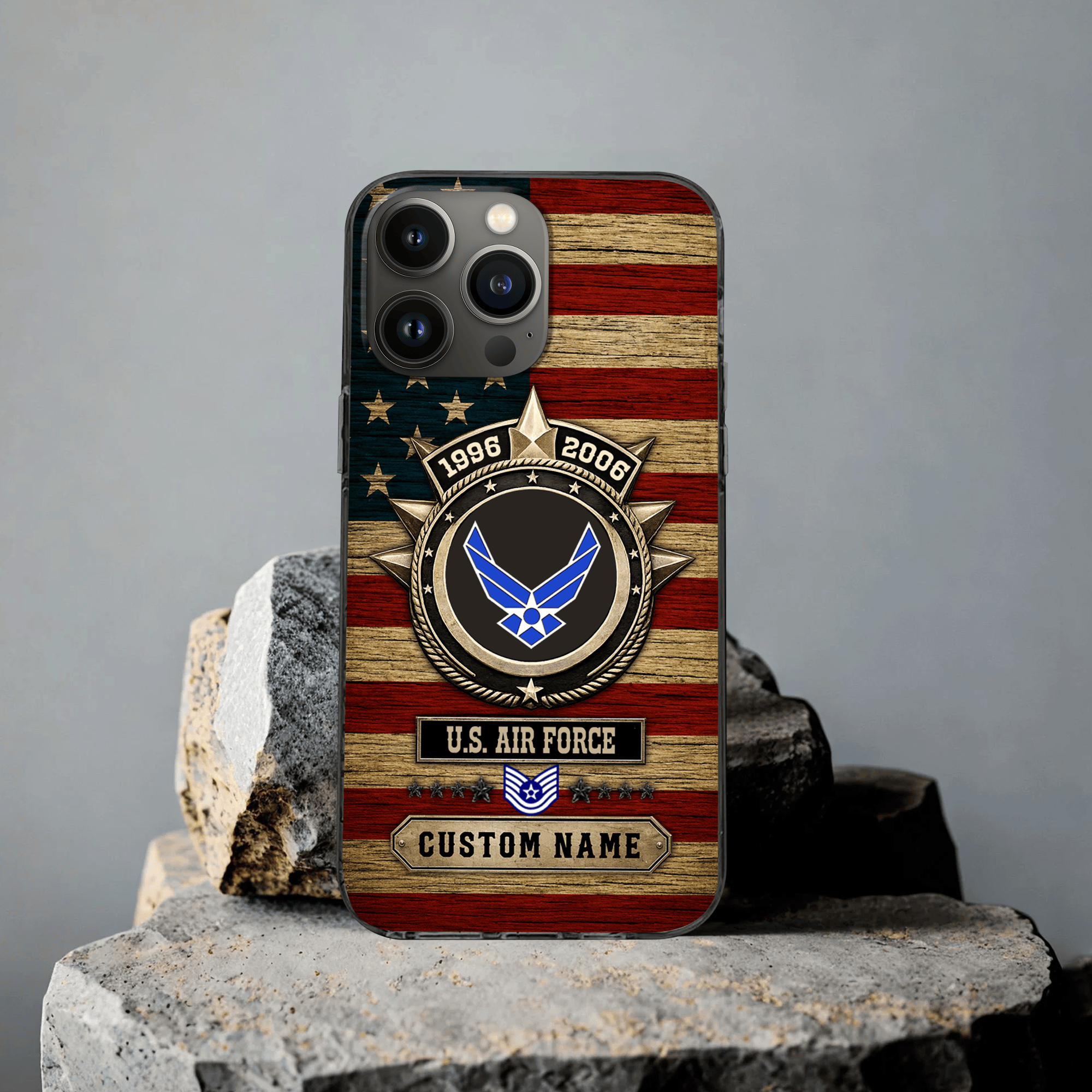 Premium Custom USAF Phone Case VPVC507614, Gifts For Air Force Veteran, Best Gifts On Father’s Day, Veterans Day