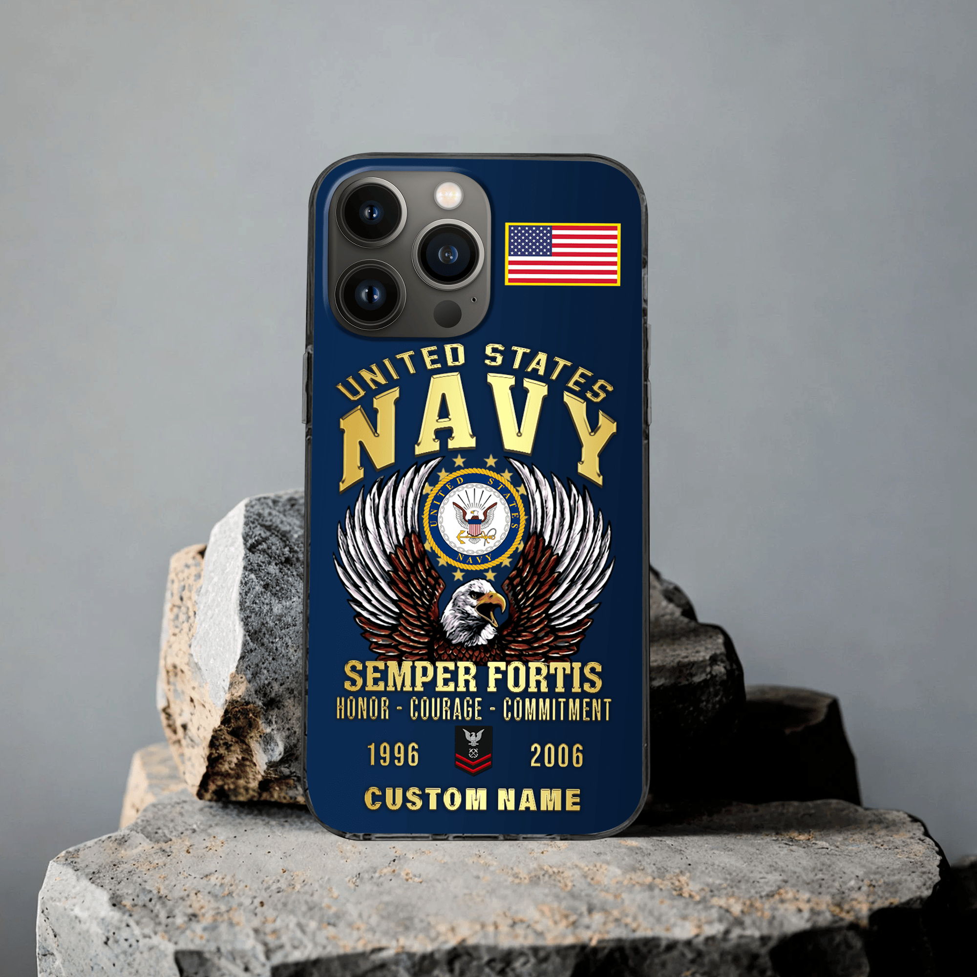Premium Custom US Navy Phone Case VPVC507622, Gifts For Navy Veteran, Best Gifts On Father’s Day, Veterans Day