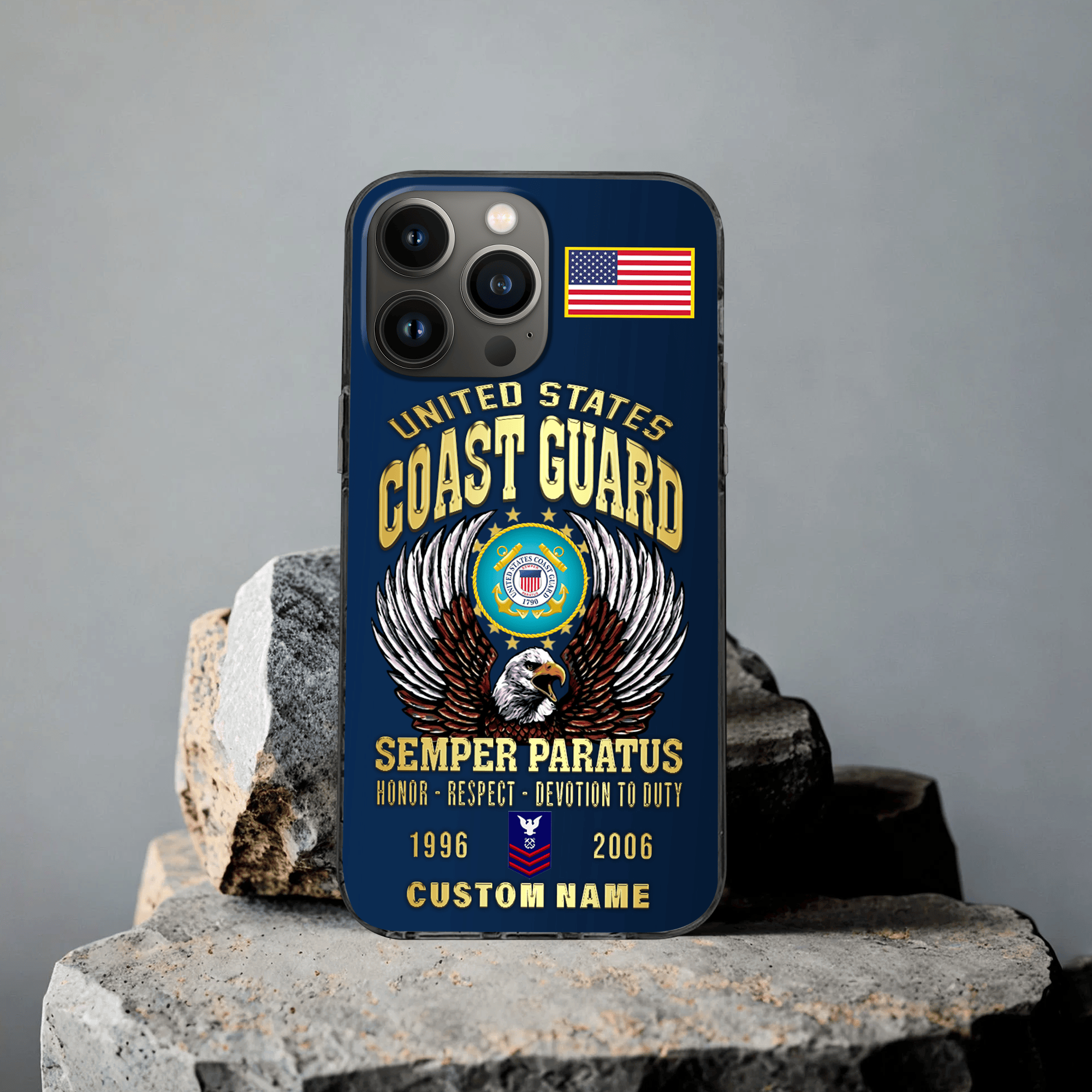 Premium Custom USCG Phone Case VPVC507625, Gifts For Coast Guard Veteran, Best Gifts On Father’s Day, Veterans Day
