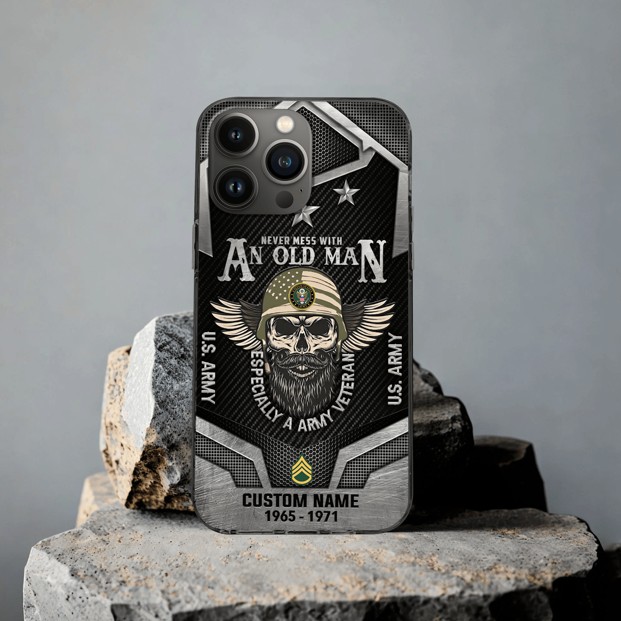 Premium Custom US Army Phone Case VPVC507631, Gifts For Army Veteran, Best Gifts On Father’s Day, Veterans Day