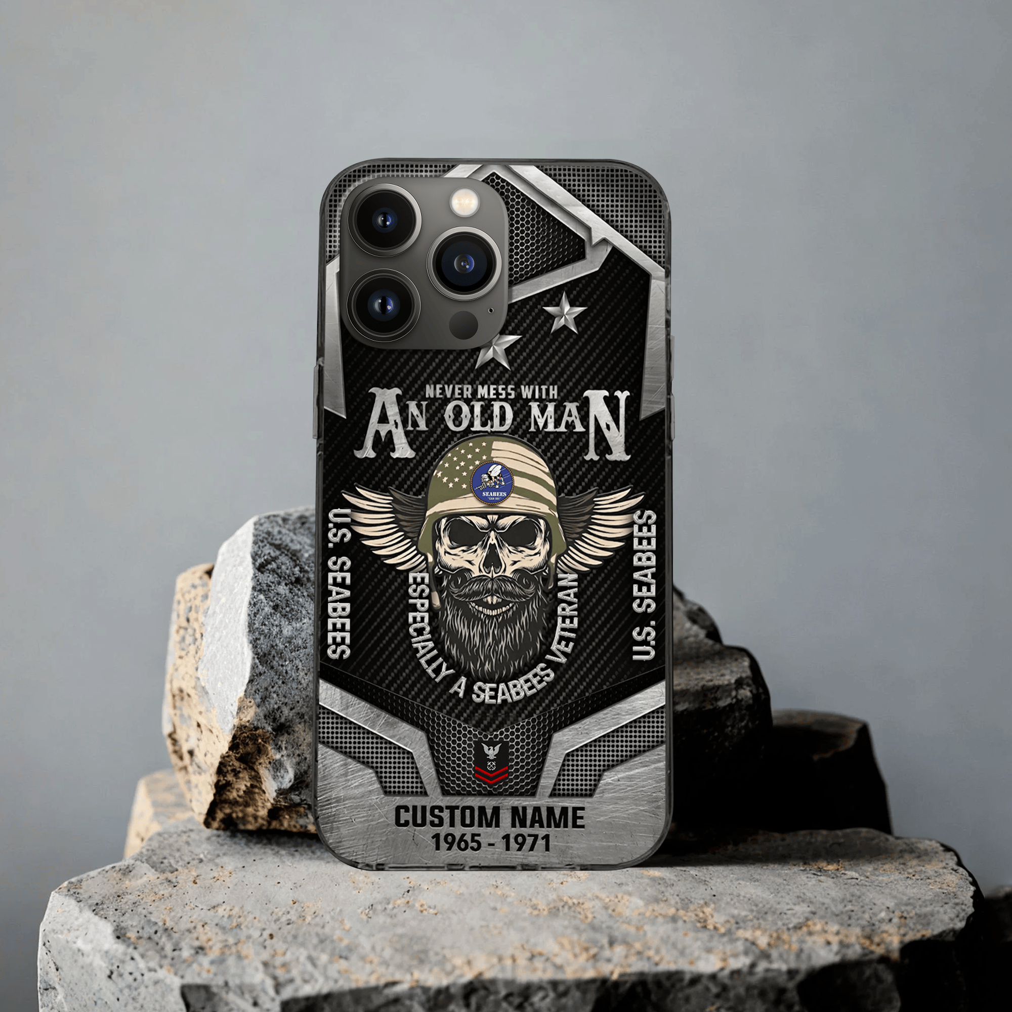 Premium Custom US Seabees Phone Case VPVC507639, Gifts For Seabees Veteran, Best Gifts On Father’s Day, Veterans Day
