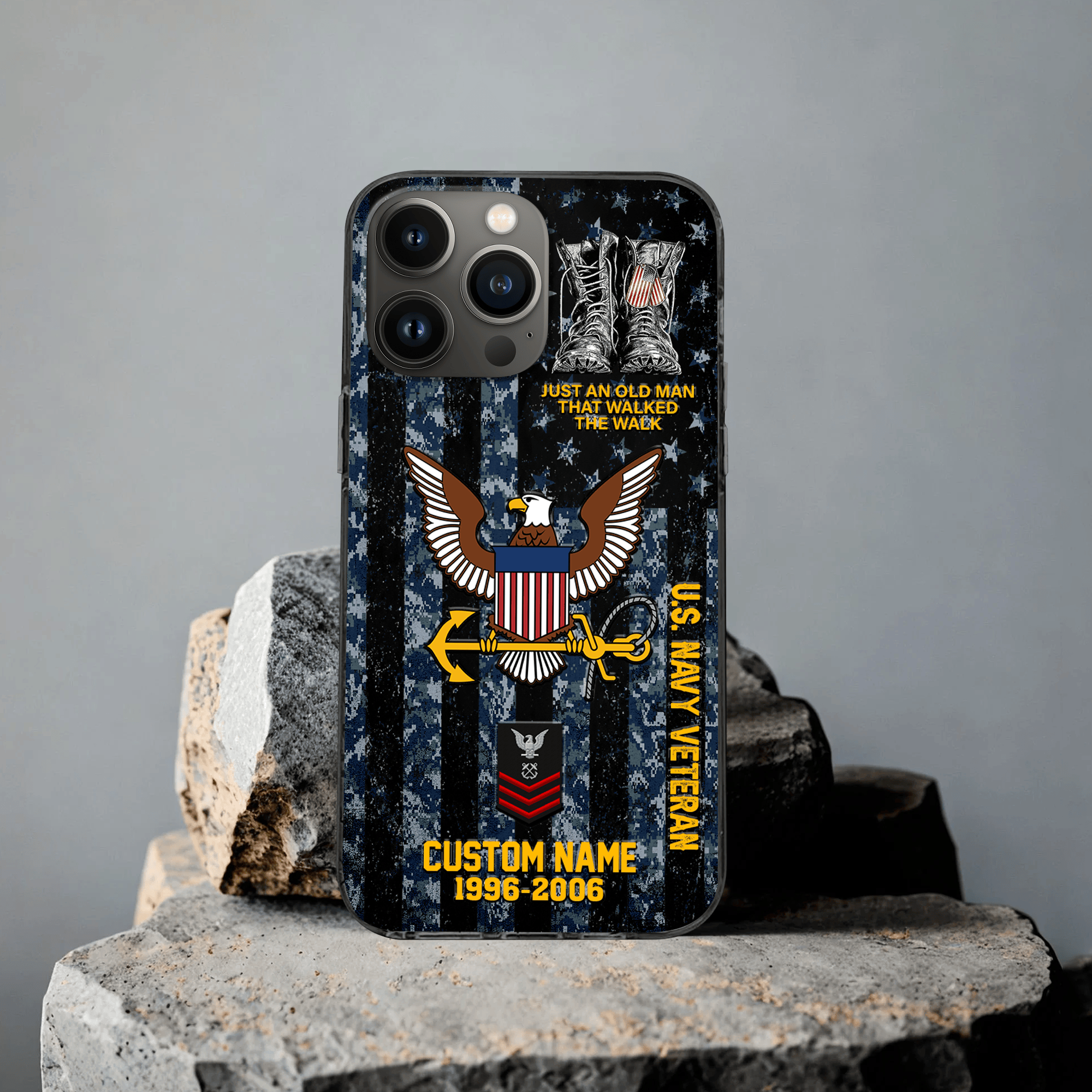 Premium Custom US Navy Phone Case VPVC507642, Gifts For Navy Veteran, Best Gifts On Father’s Day, Veterans Day