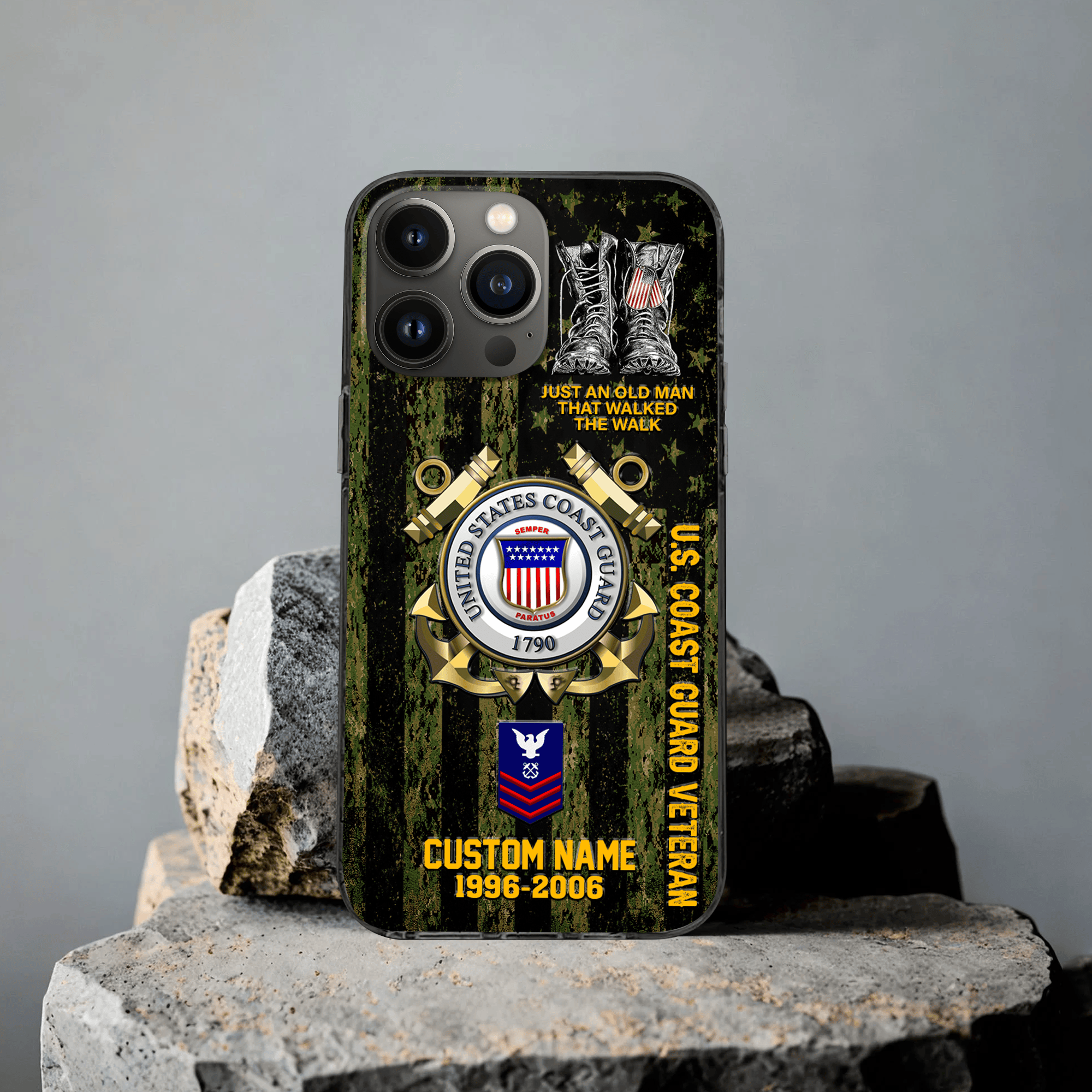 Premium Custom USCG Phone Case VPVC507645, Gifts For Coast Guard Veteran, Best Gifts On Father’s Day, Veterans Day
