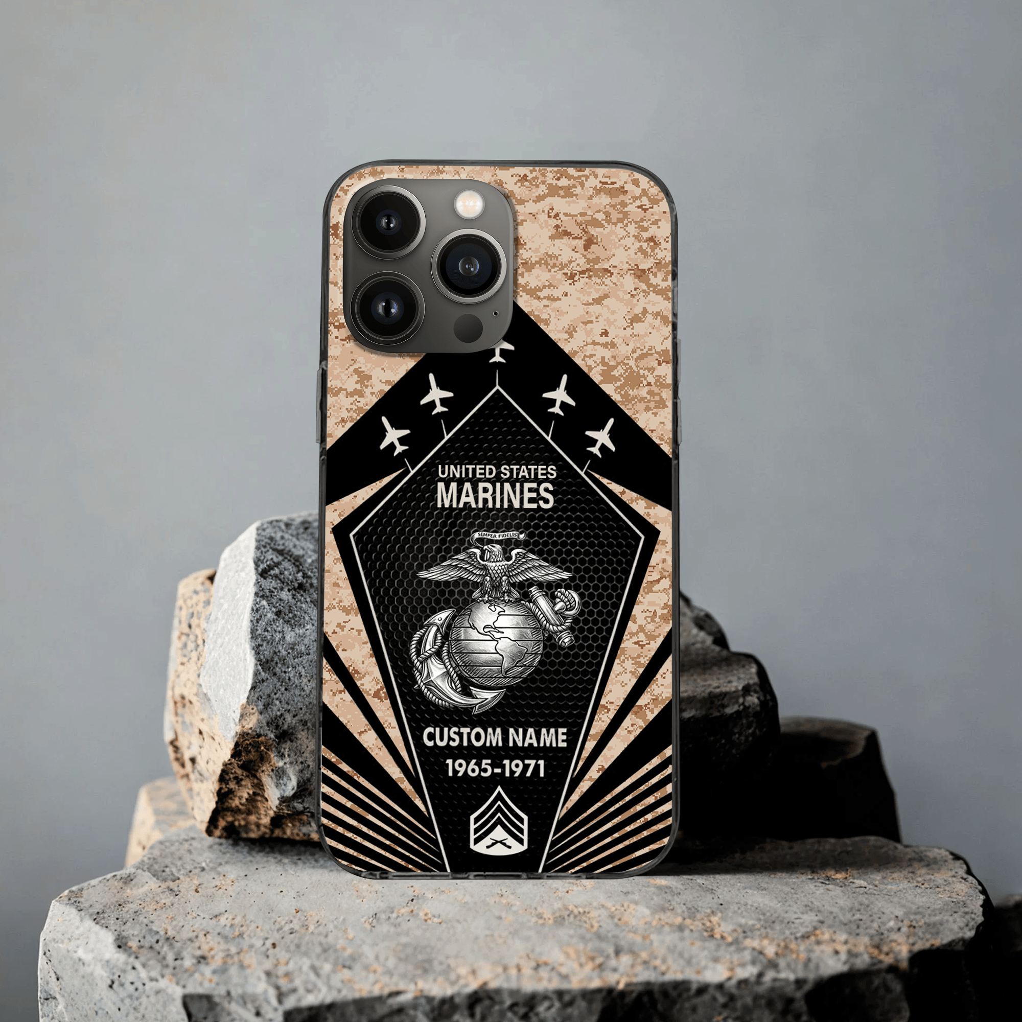 Premium Custom USMC Phone Case VPVC507653, Gifts For Marine Veteran, Best Gifts On Father’s Day, Veterans Day