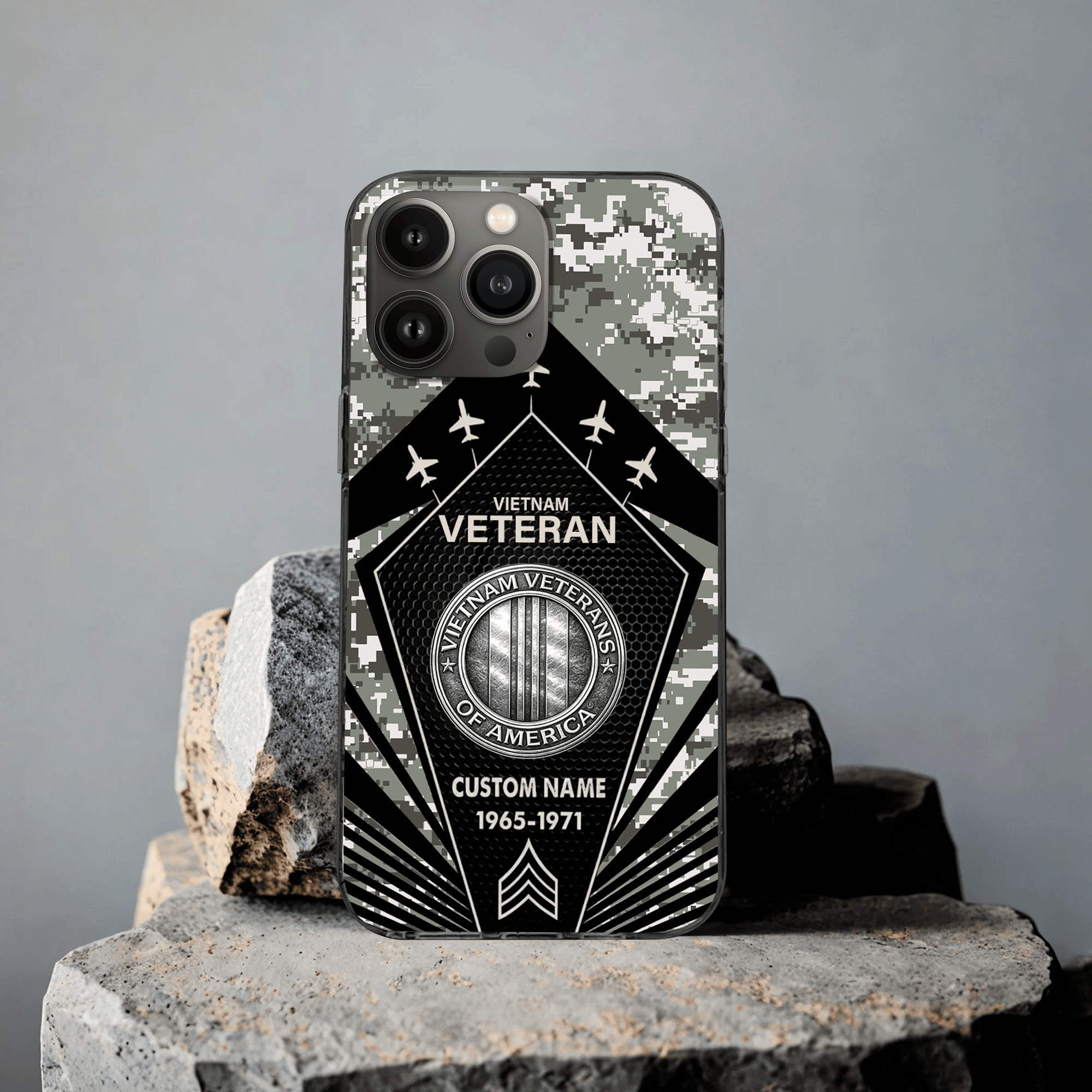 Premium Custom Vietnam Veteran Phone Case VPVC507656, Gifts For Vietnam Veterans, Best Gifts On Father’s Day, Veterans Day