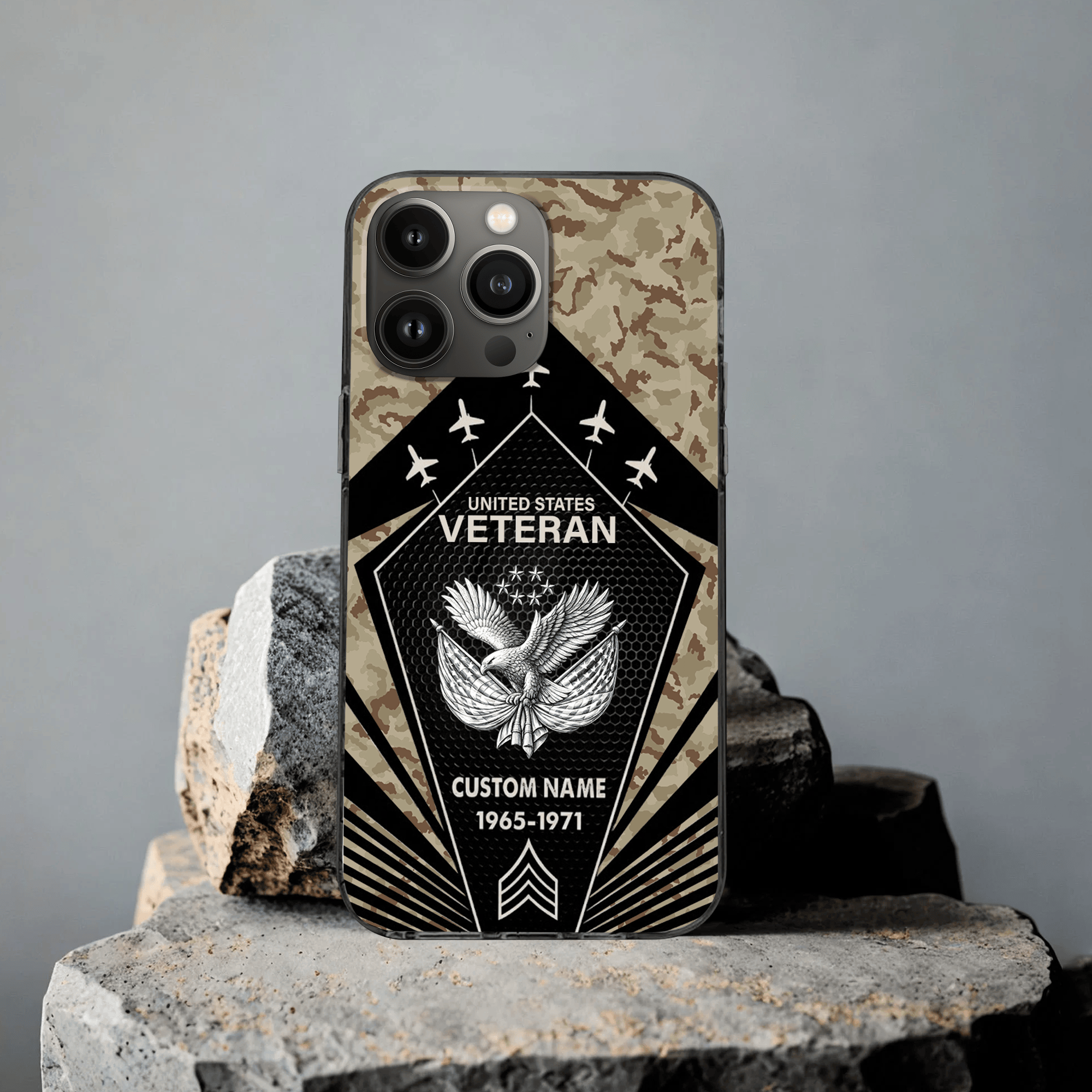 Premium Custom US Veteran Phone Case VPVC507657, Gifts For US Veteran, Best Gifts On Father’s Day, Veterans Day