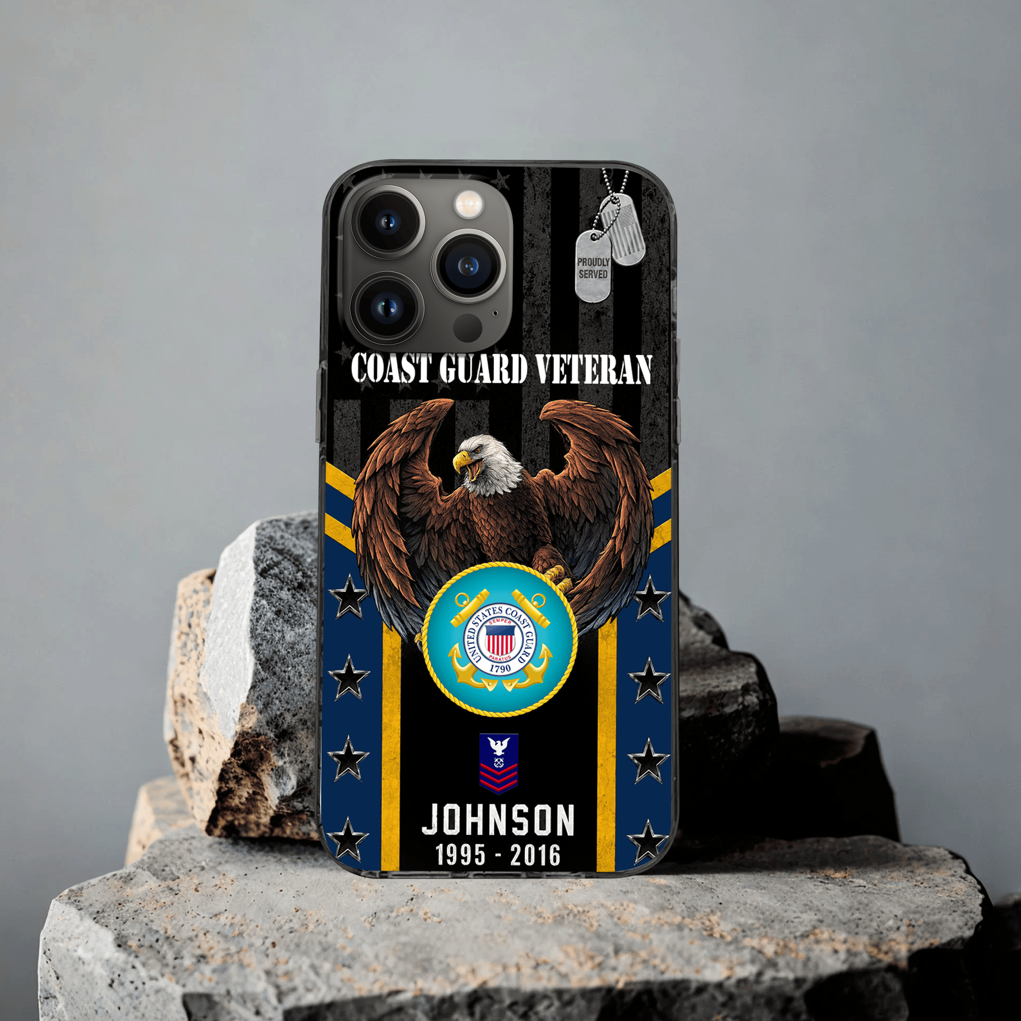 Premium Custom USCG Phone Case VPVC507665, Gifts For Coast Guard Veteran, Best Gifts On Father’s Day, Veterans Day