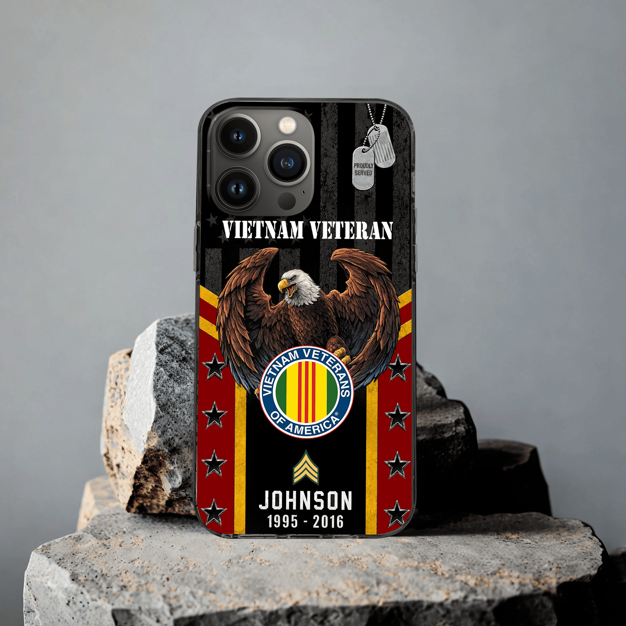 Premium Custom Vietnam Veteran Phone Case VPVC507666, Gifts For Vietnam Veterans, Best Gifts On Father’s Day, Veterans Day