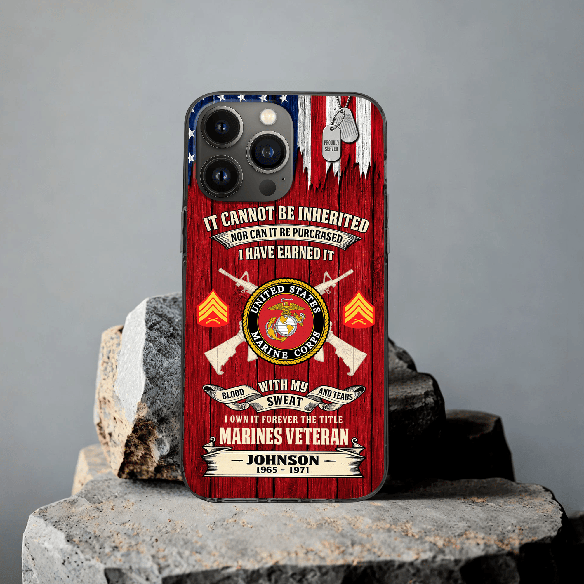 Premium Custom USMC Phone Case VPVC507673, Gifts For Marine Veteran, Best Gifts On Father’s Day, Veterans Day