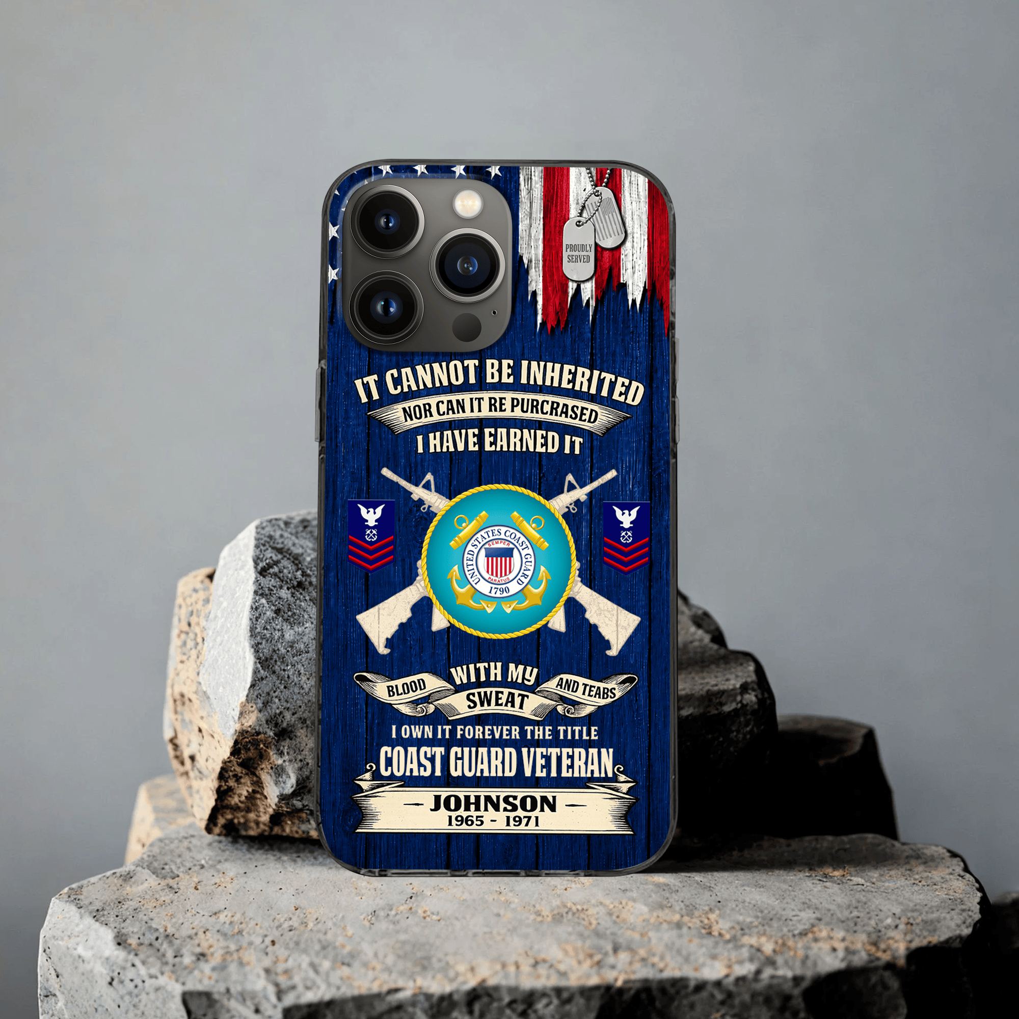 Premium Custom USCG Phone Case VPVC507675, Gifts For Coast Guard Veteran, Best Gifts On Father’s Day, Veterans Day