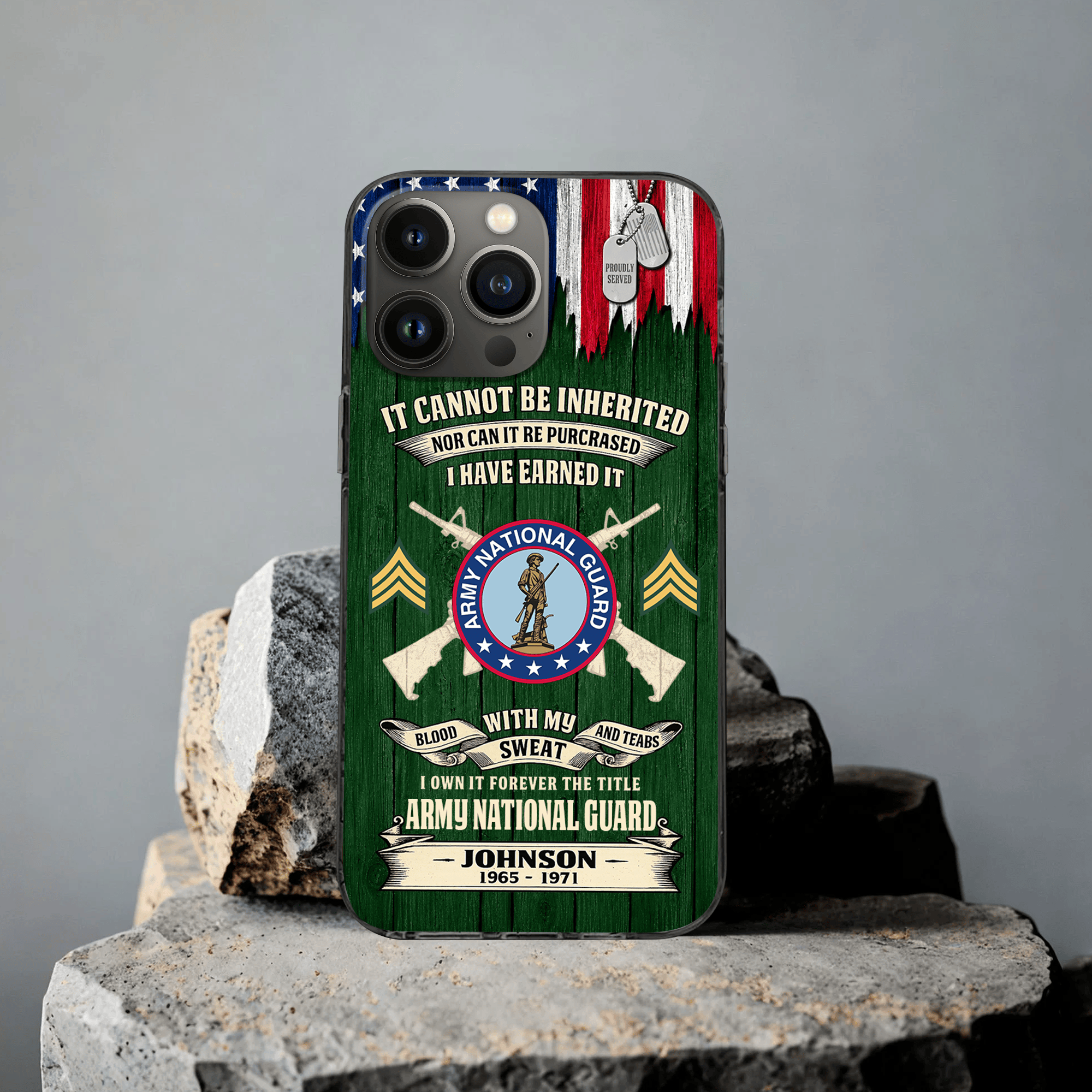Premium Custom Army National Guard Phone Case VPVC507678, Gifts For Army National Guard Veteran, Best Gifts On Father’s Day, Veterans Day