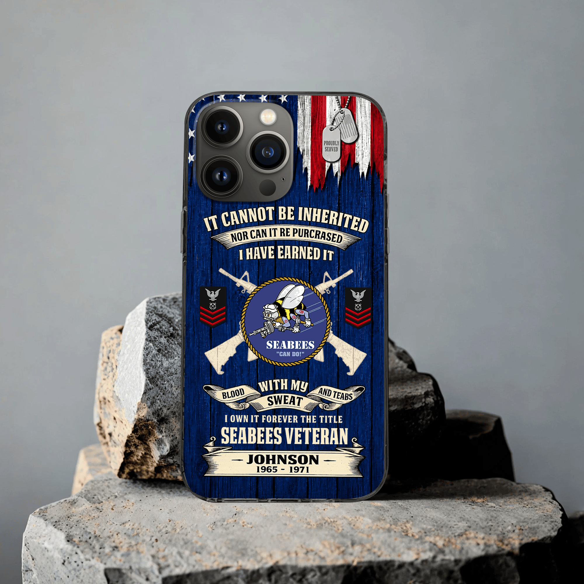 Premium Custom US Seabees Phone Case VPVC507679, Gifts For Seabees Veteran, Best Gifts On Father’s Day, Veterans Day