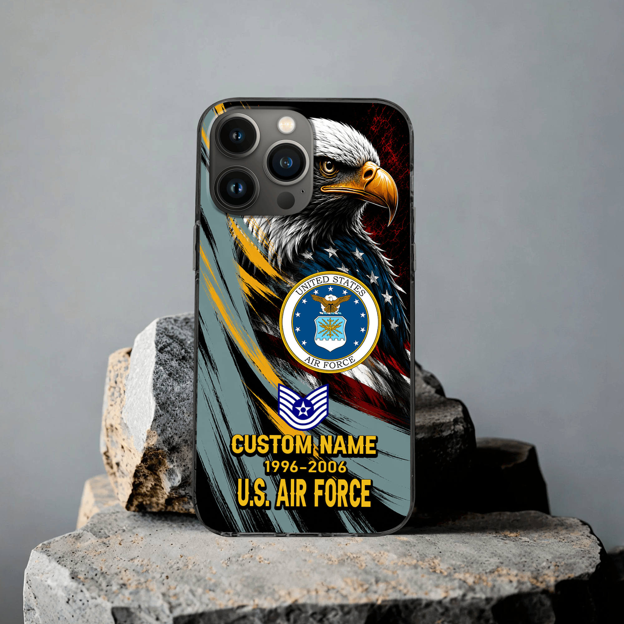Premium Custom USAF Phone Case VPVC507684, Gifts For Air Force Veteran, Best Gifts On Father’s Day, Veterans Day