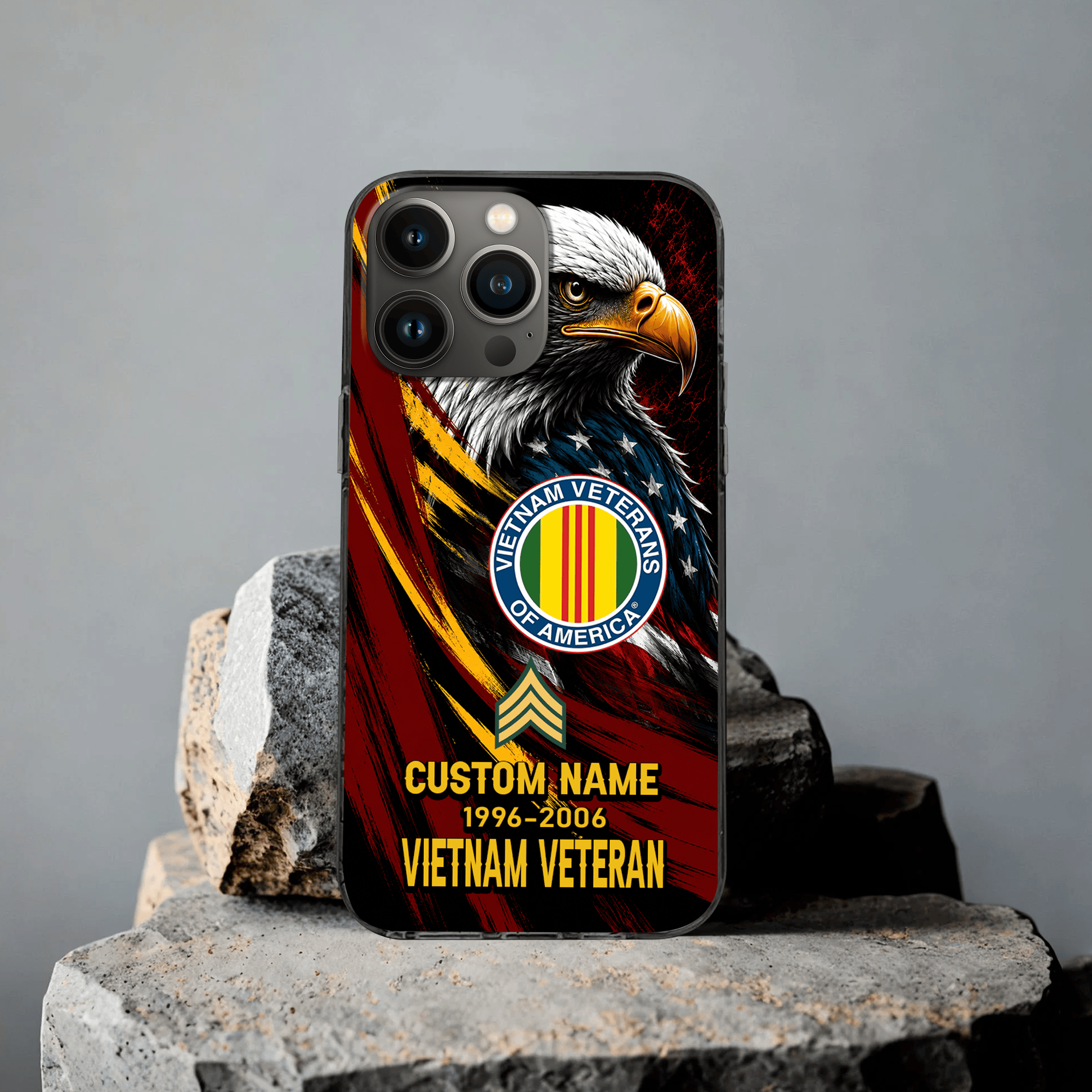 Premium Custom Vietnam Veteran Phone Case VPVC507686, Gifts For Vietnam Veterans, Best Gifts On Father’s Day, Veterans Day