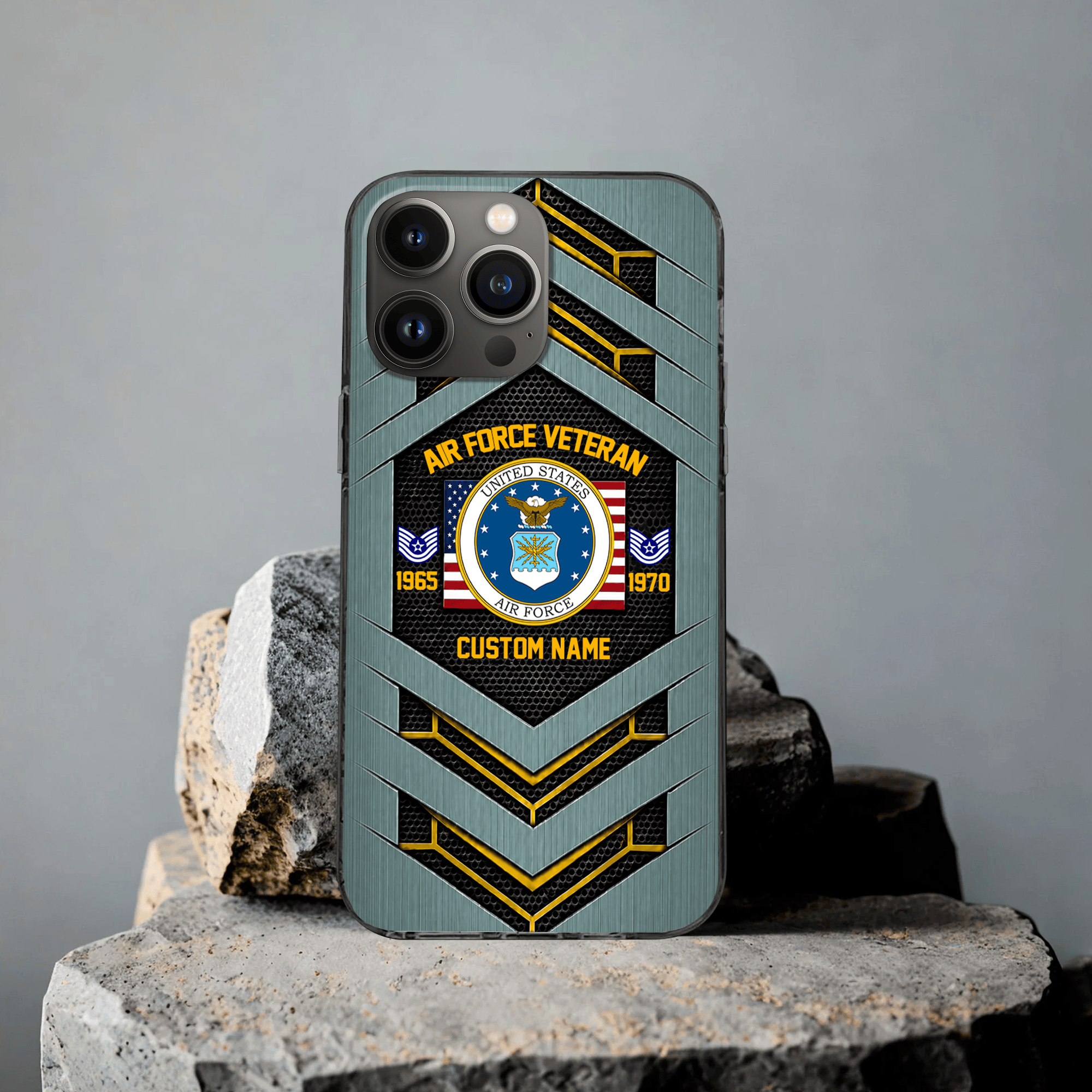 Premium Custom USAF Phone Case VPVC507694, Gifts For Air Force Veteran, Best Gifts On Father’s Day, Veterans Day