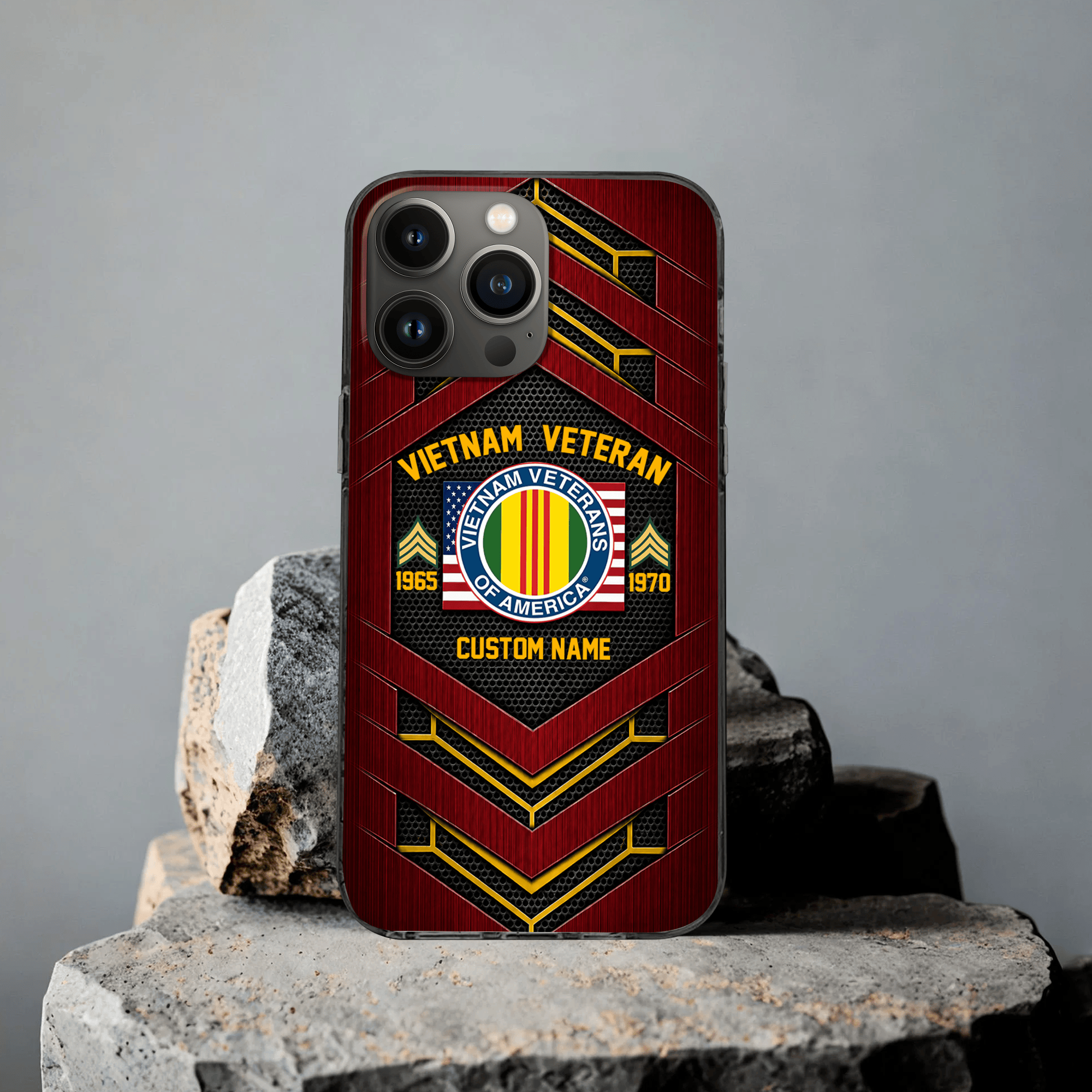 Premium Custom Vietnam Veteran Phone Case VPVC507696, Gifts For Vietnam Veterans, Best Gifts On Father’s Day, Veterans Day