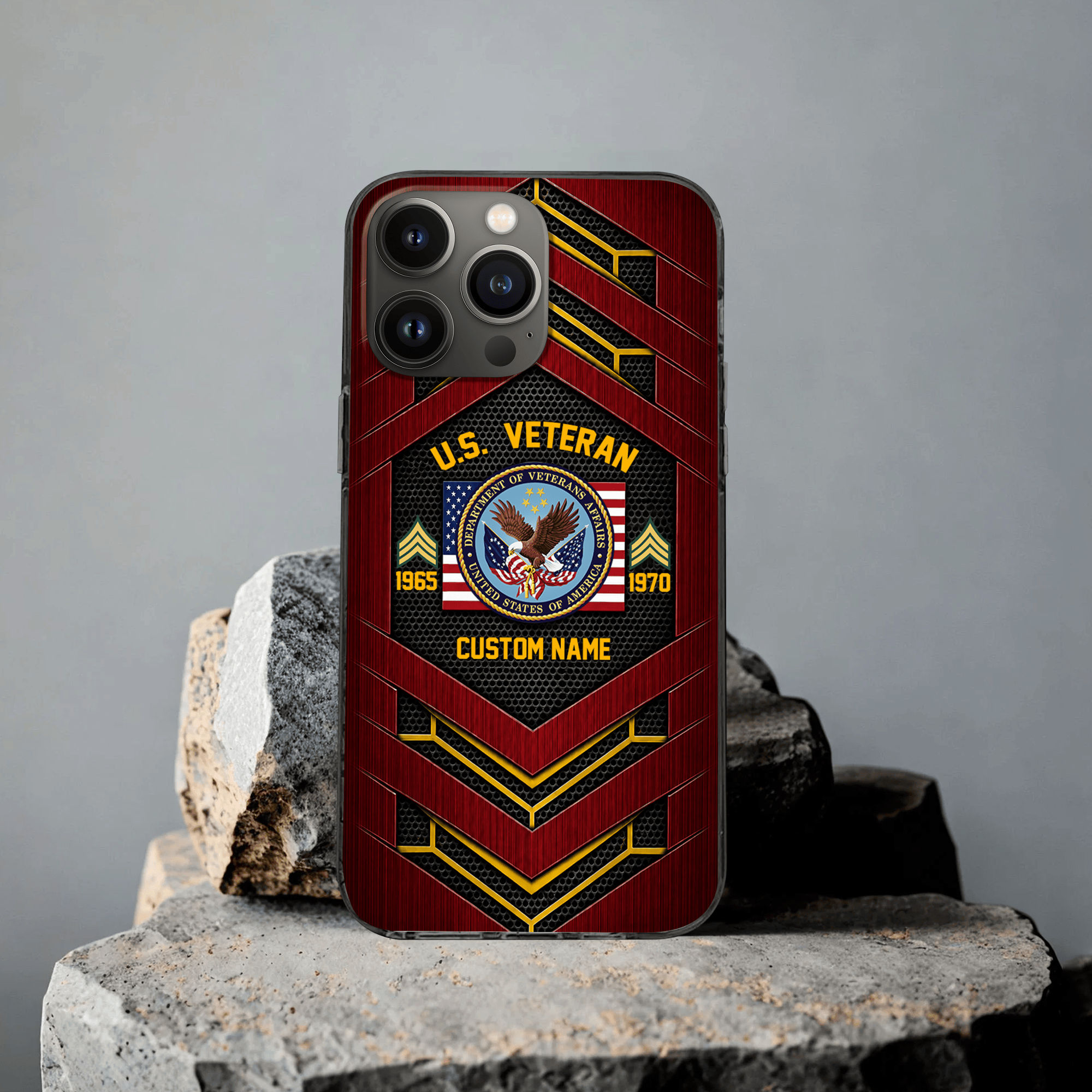 Premium Custom US Veteran Phone Case VPVC507697, Gifts For US Veteran, Best Gifts On Father’s Day, Veterans Day