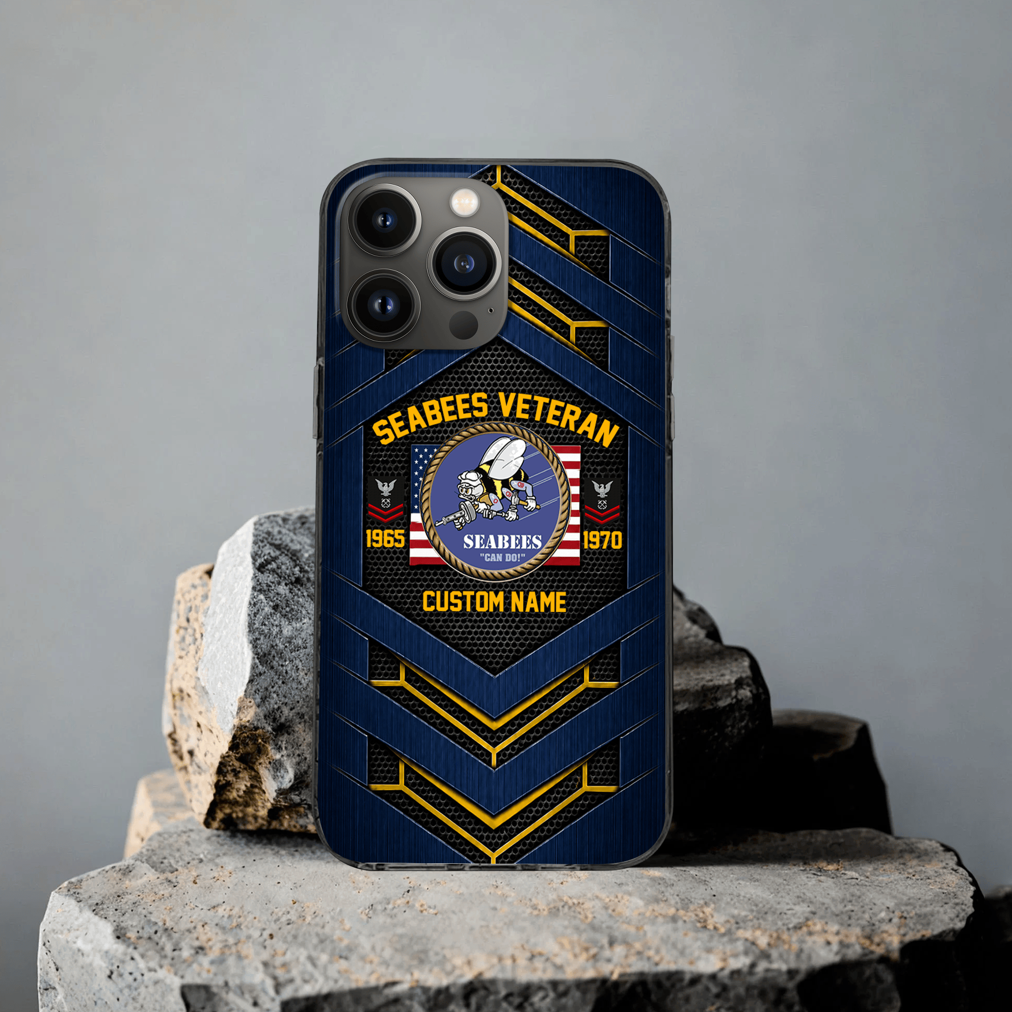 Premium Custom US Seabees Phone Case VPVC507699, Gifts For Seabees Veteran, Best Gifts On Father’s Day, Veterans Day