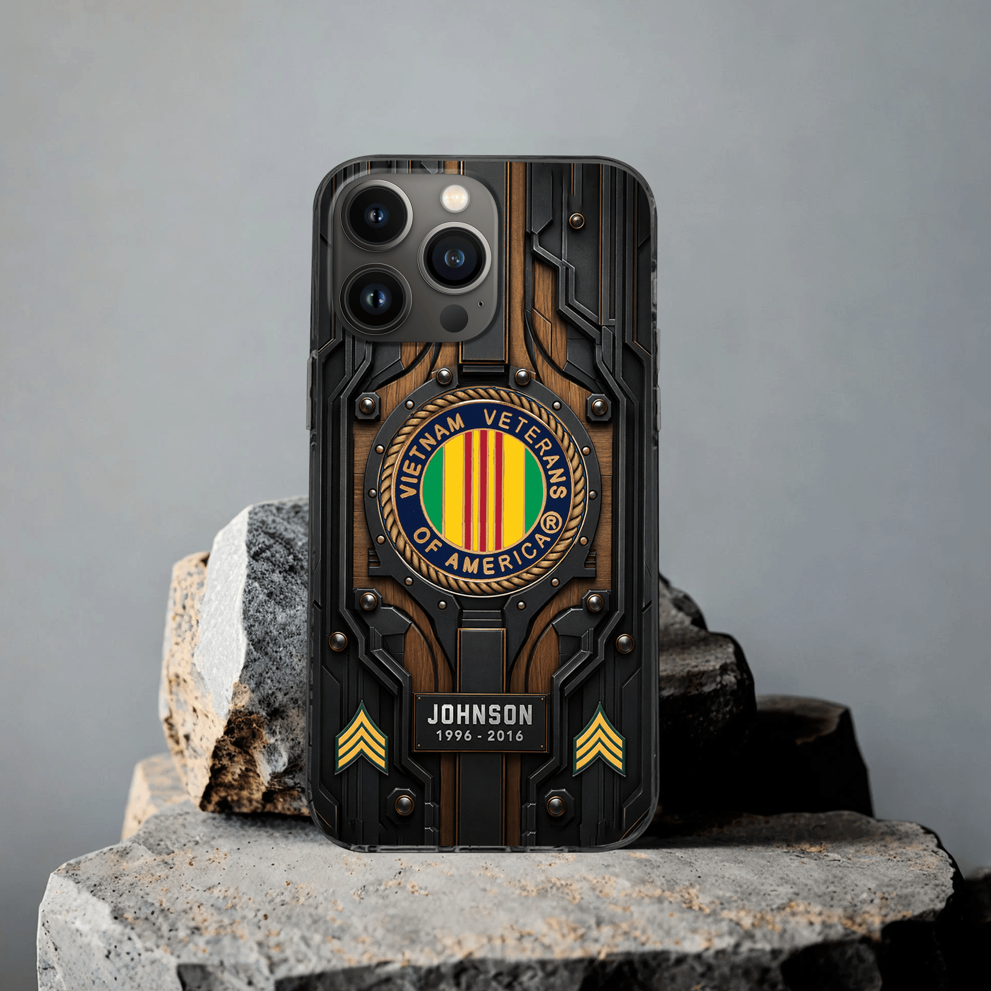 Premium Custom Vietnam Veteran Phone Case VPVC507706, Gifts For Vietnam Veterans, Best Gifts On Father’s Day, Veterans Day