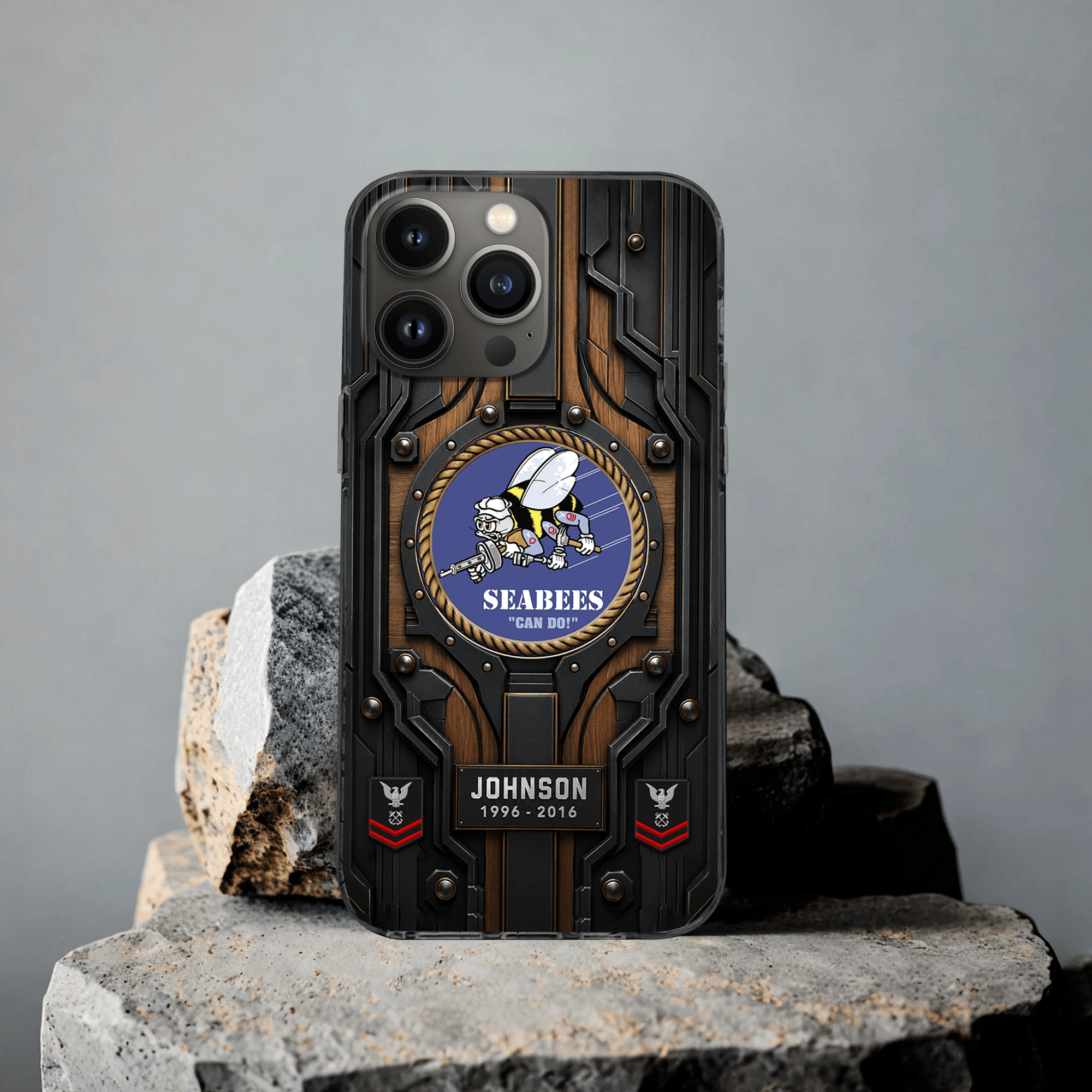 Premium Custom US Seabees Phone Case VPVC507709, Gifts For Seabees Veteran, Best Gifts On Father’s Day, Veterans Day