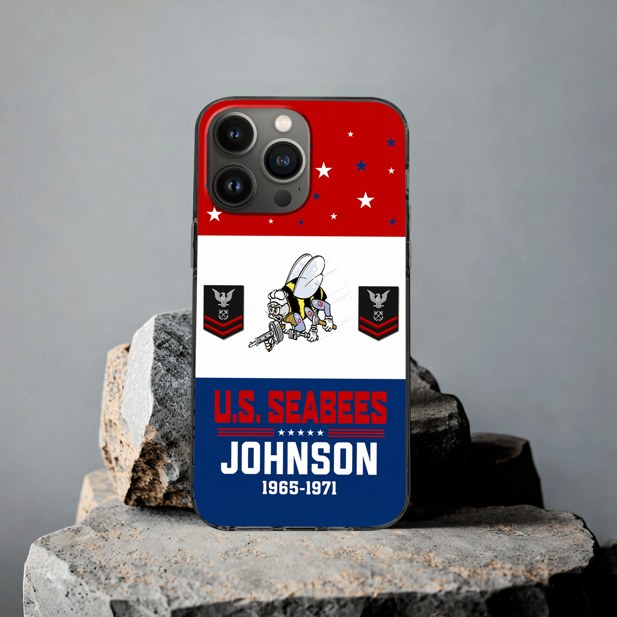 Premium Custom US Seabees Phone Case VPVC507719, Gifts For Seabees Veteran, Best Gifts On Father’s Day, Veterans Day